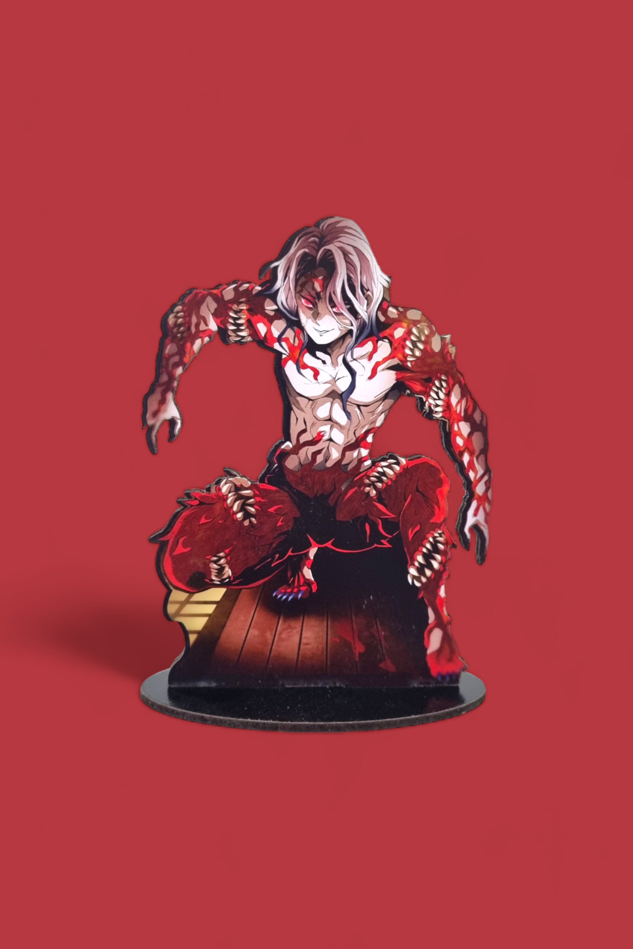 Mini Yujiro Hanma Wooden Stand