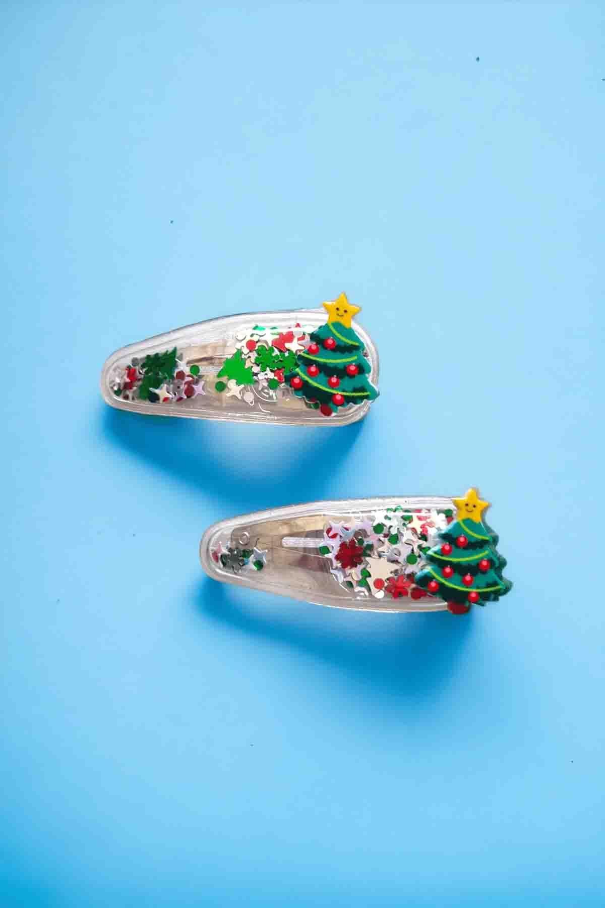 Christmas Tree Shiny Studs Buckle