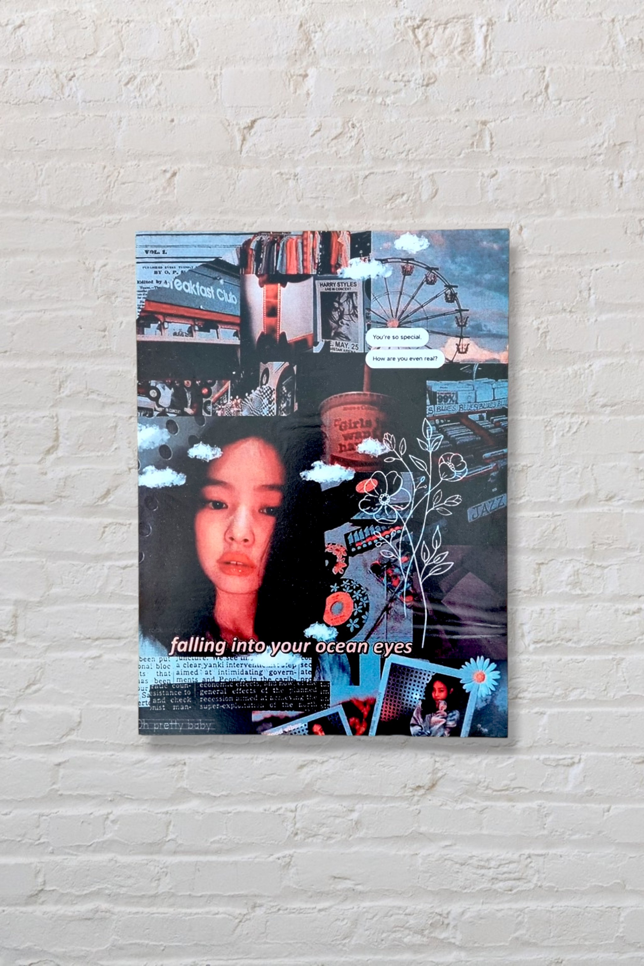 Ocean Eyes Ahşap Poster