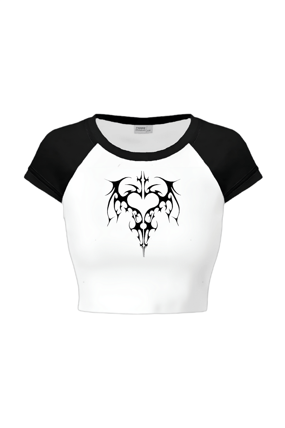 Patterned Heart Crop