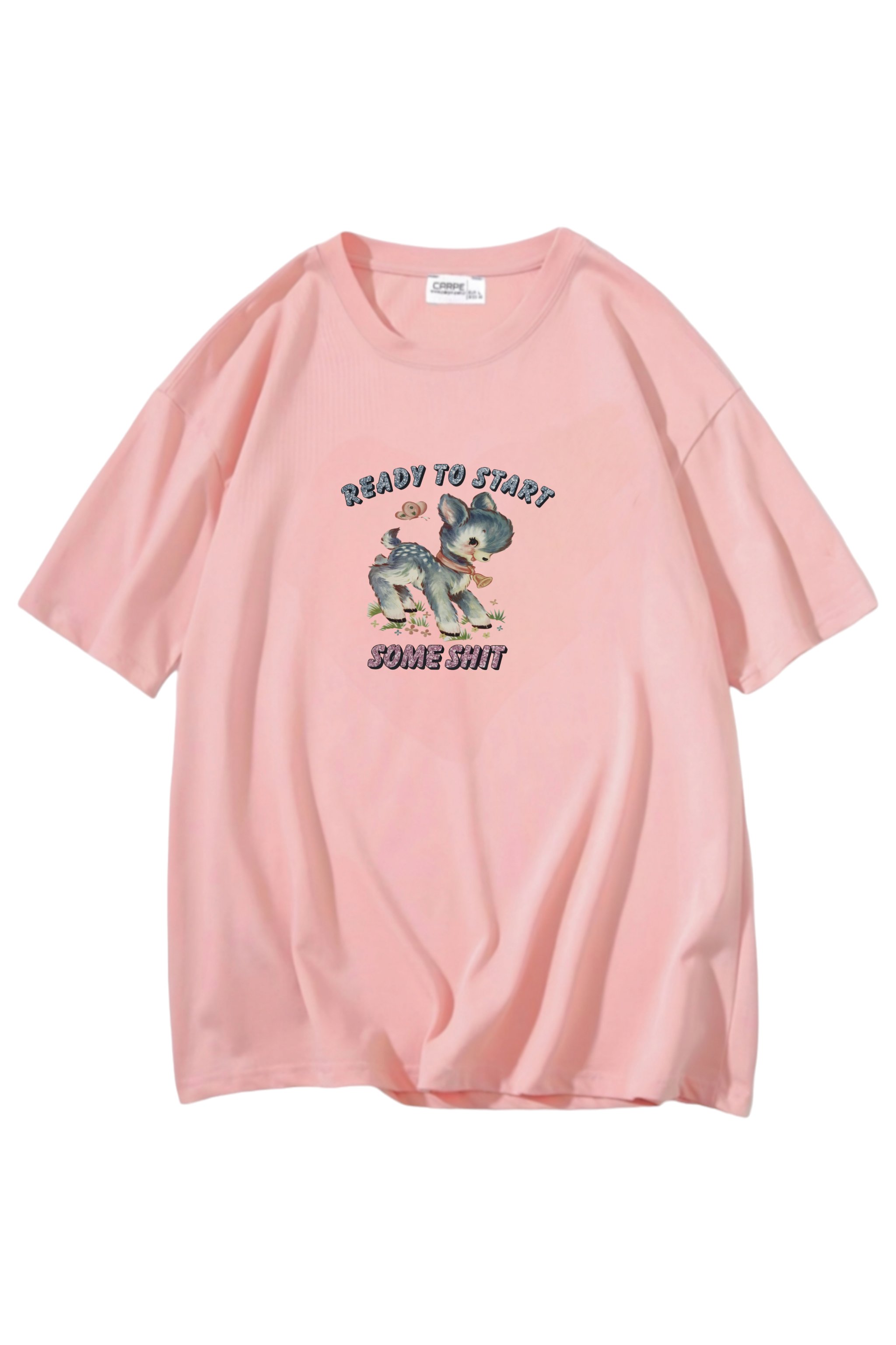 Pink Ready To Oversize T-shirt