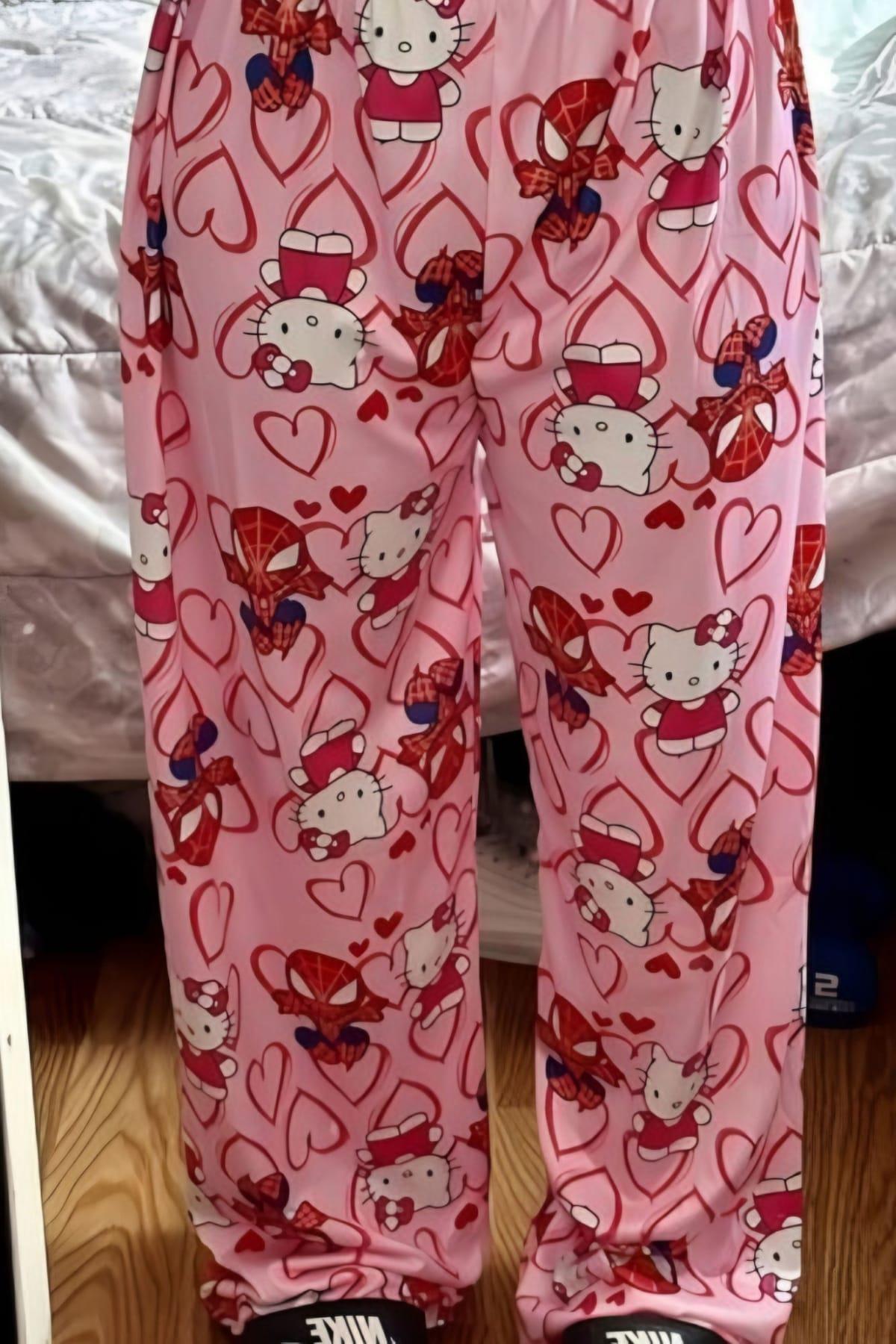 Pink Spider And Kitty Eşofman