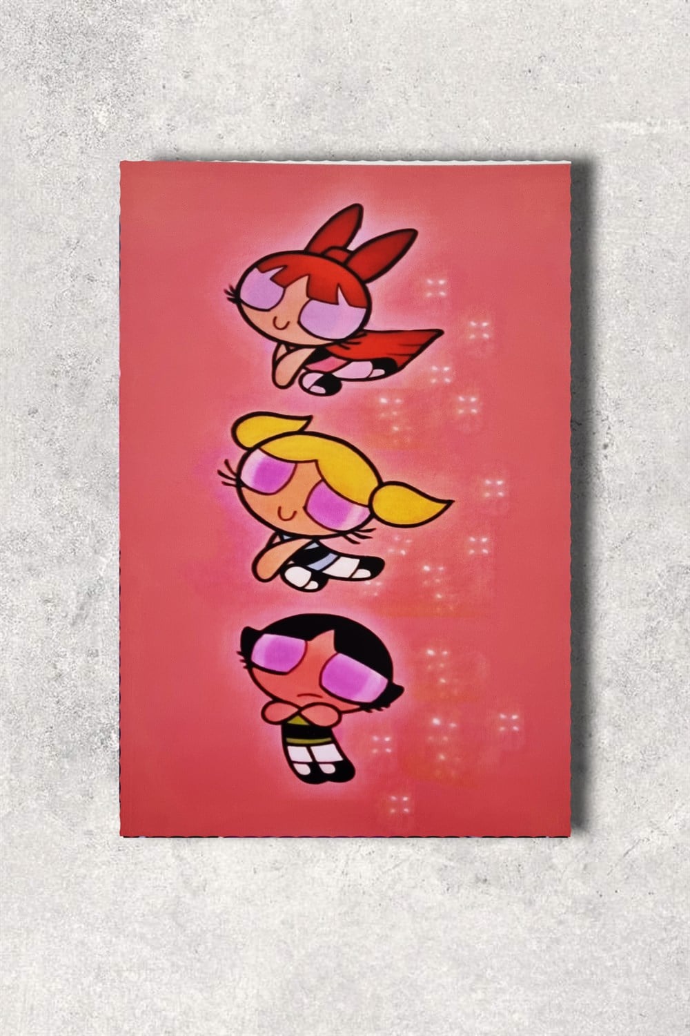 Ppg Kırmızı Ahşap Poster