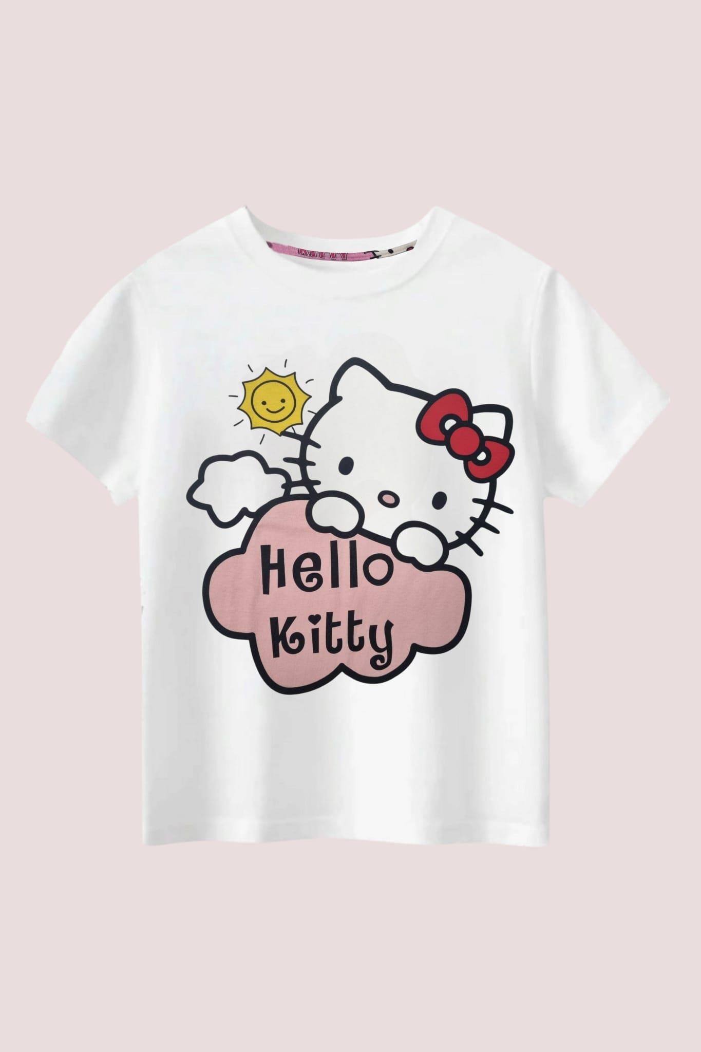 Red Kitty Pijama Üstü