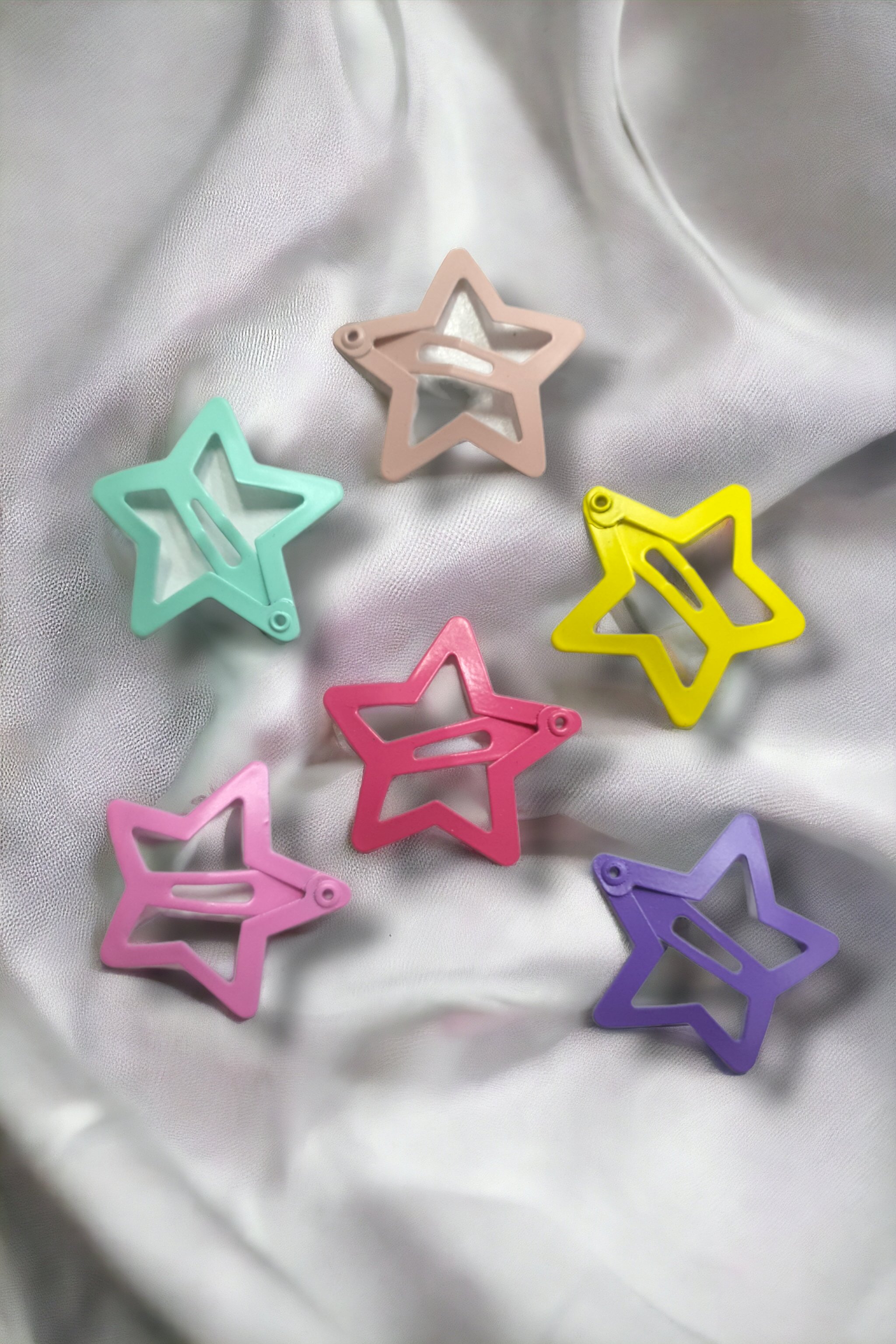 Renkli Metal Star Toka