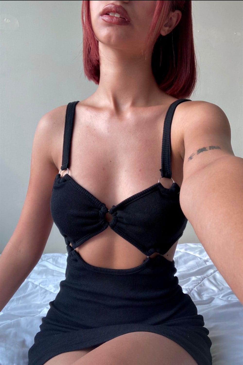 Ring Decollete Elbise