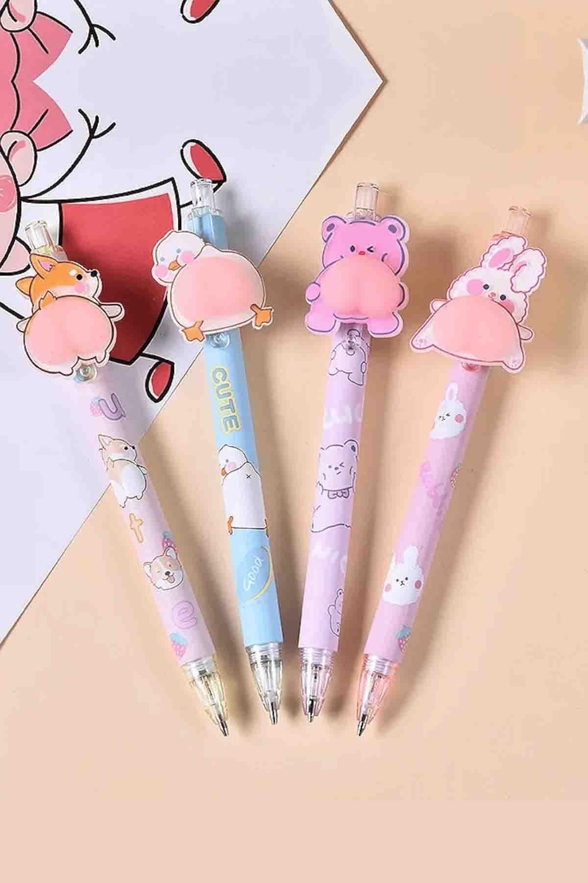 Silikon Kawaii Cute Versatil Kalem Seçenekleri