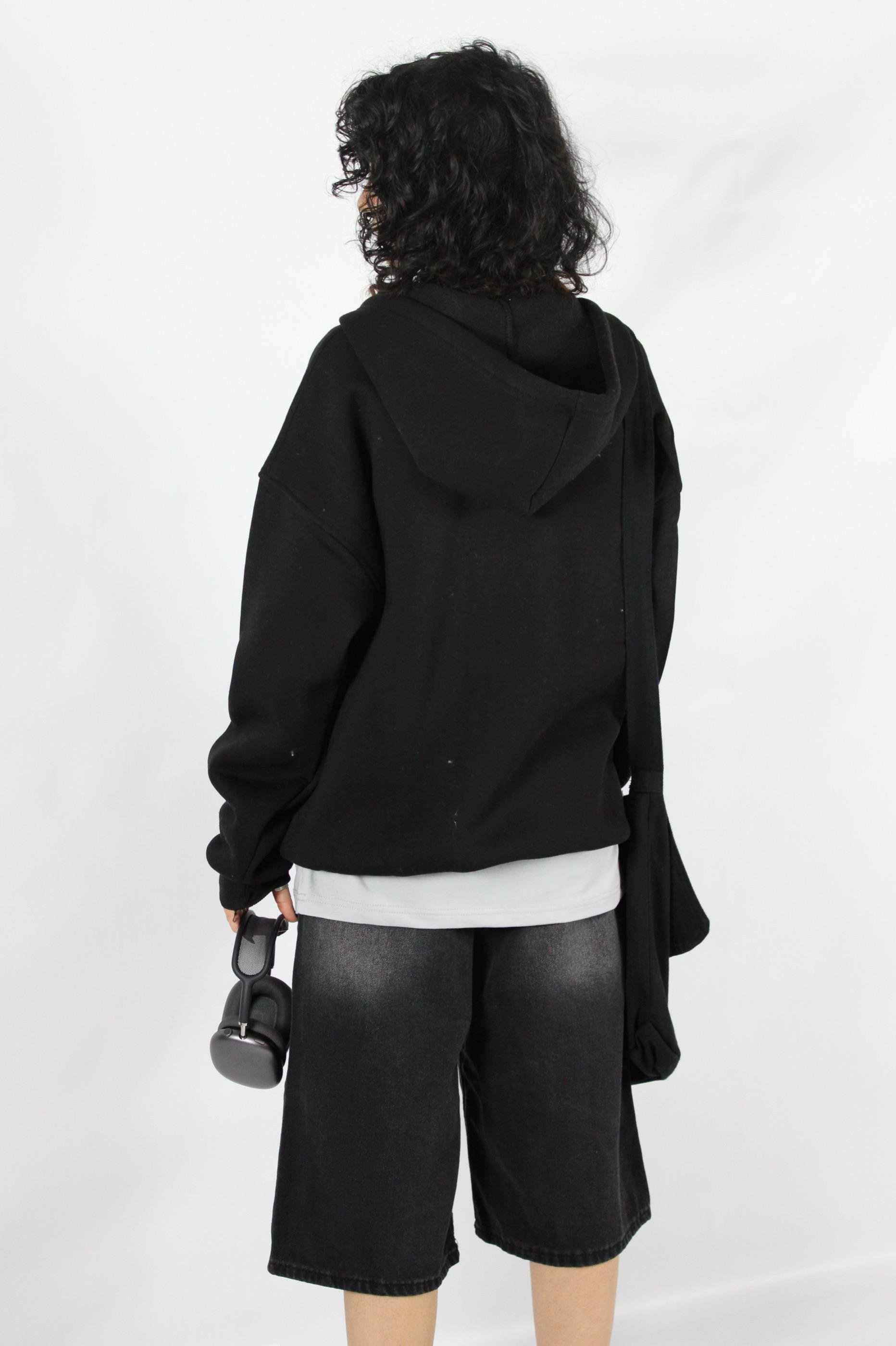 Skeleton Cat 3 İplik Oversize Hırka