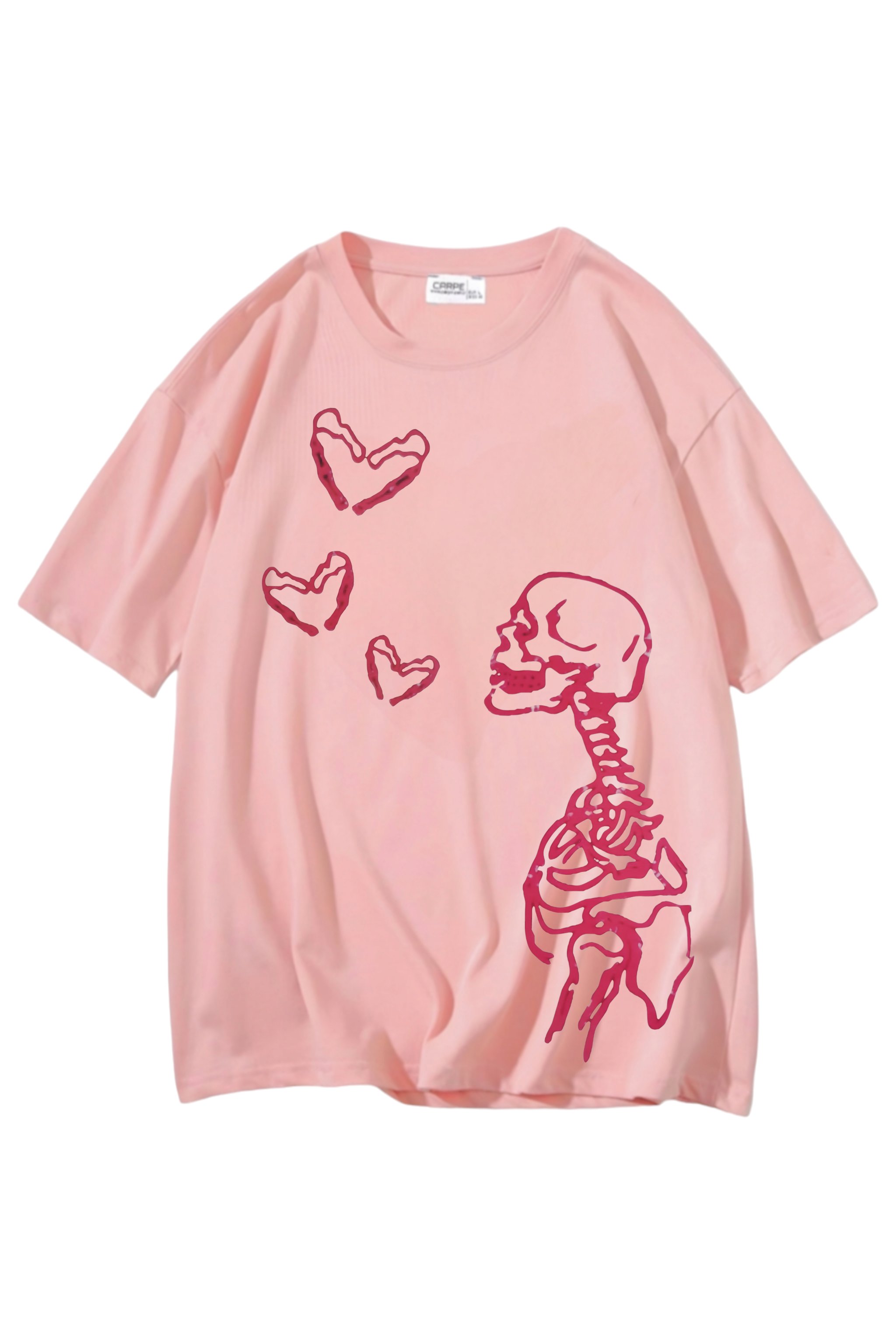 Skeleton Heart Oversize T-shirt