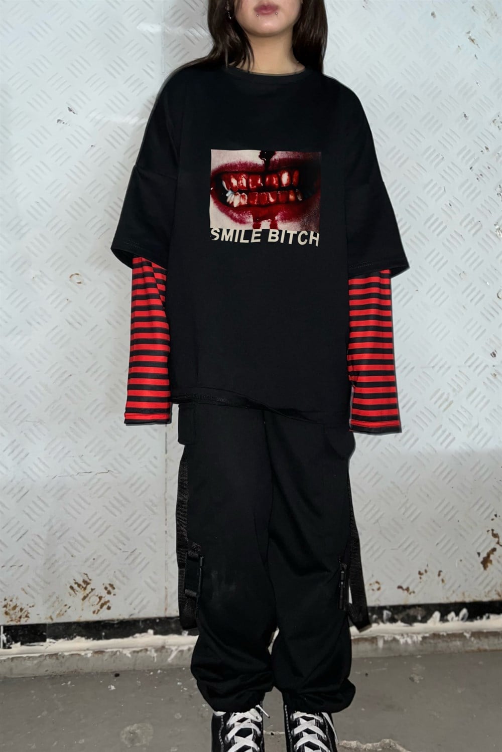 Smile Bitch Oversize Sweatshirt