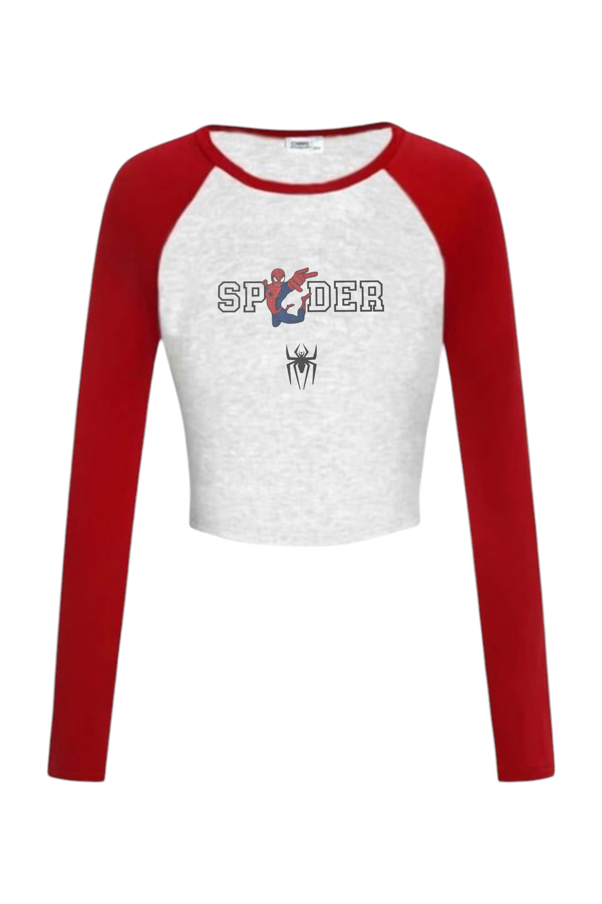 Spider Reglan Uzun Kol Tam Boy Bluz