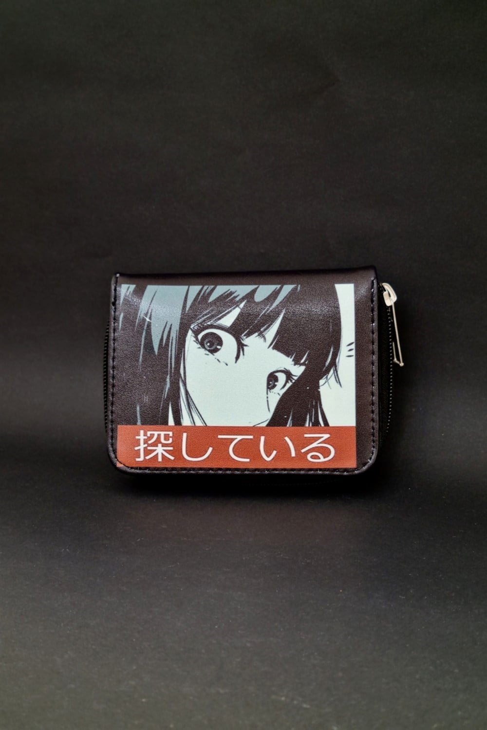 Stare Sad Japanese Aesthetic Kısa Cüzdan