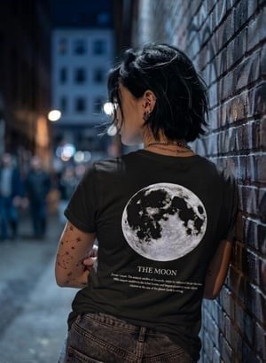 The Moon Sırt Oversize T-shirt