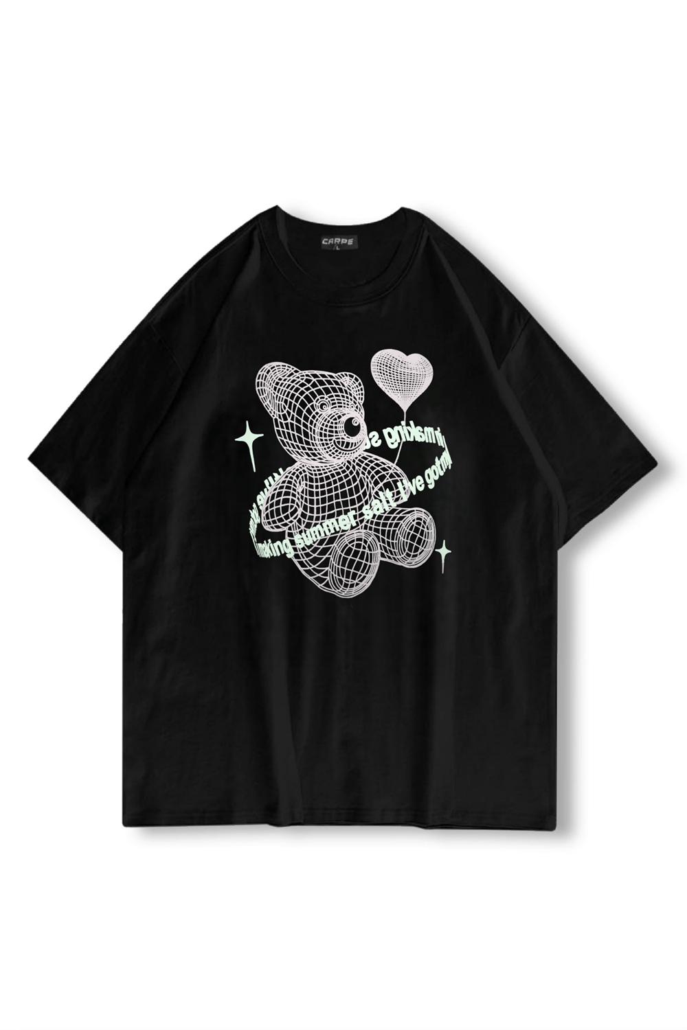 Three Dimensional Moon Oversize T-shirt