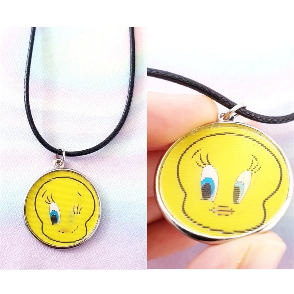 Tweety Hareketli Kolye