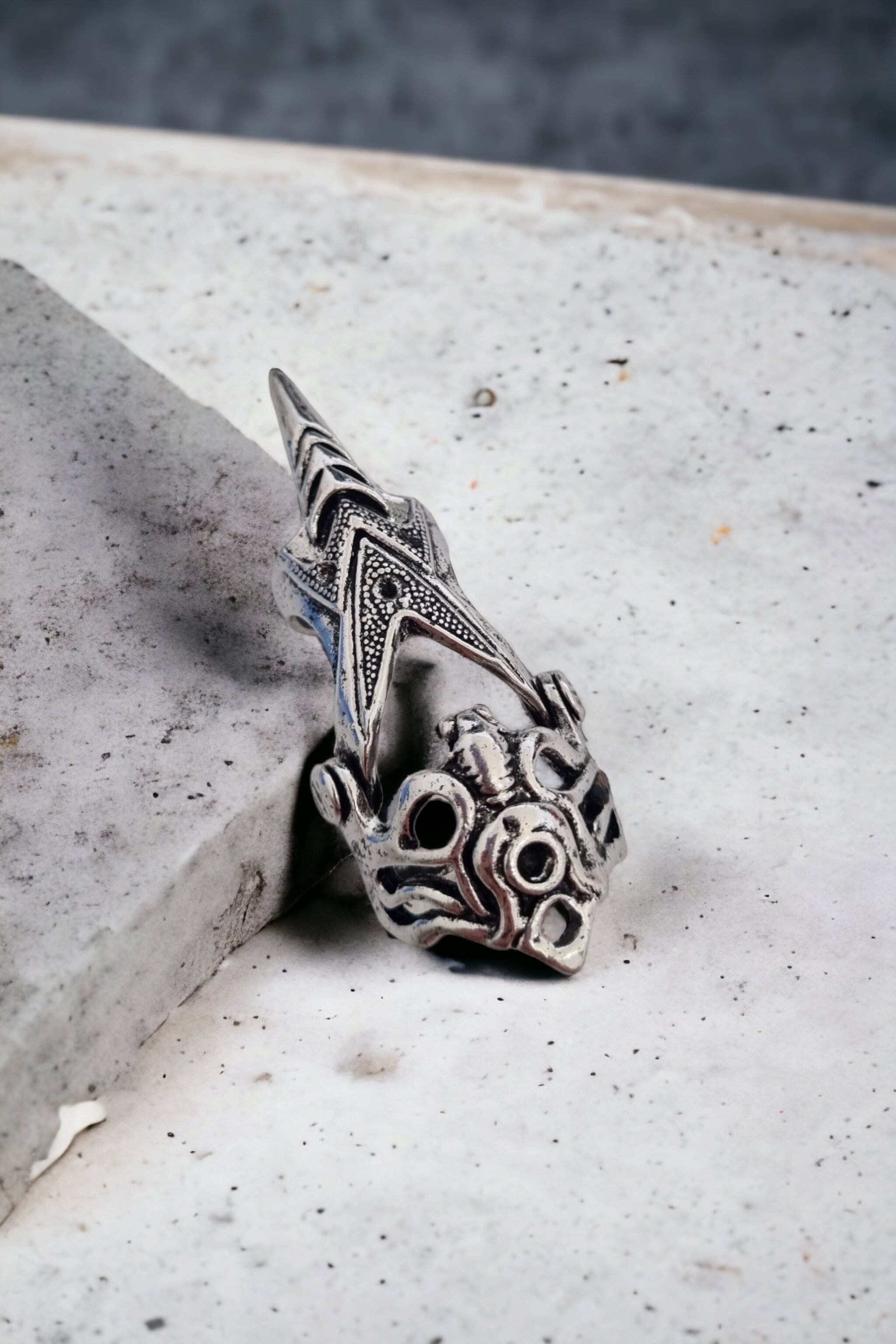 Unisex Metal Heavy Ring