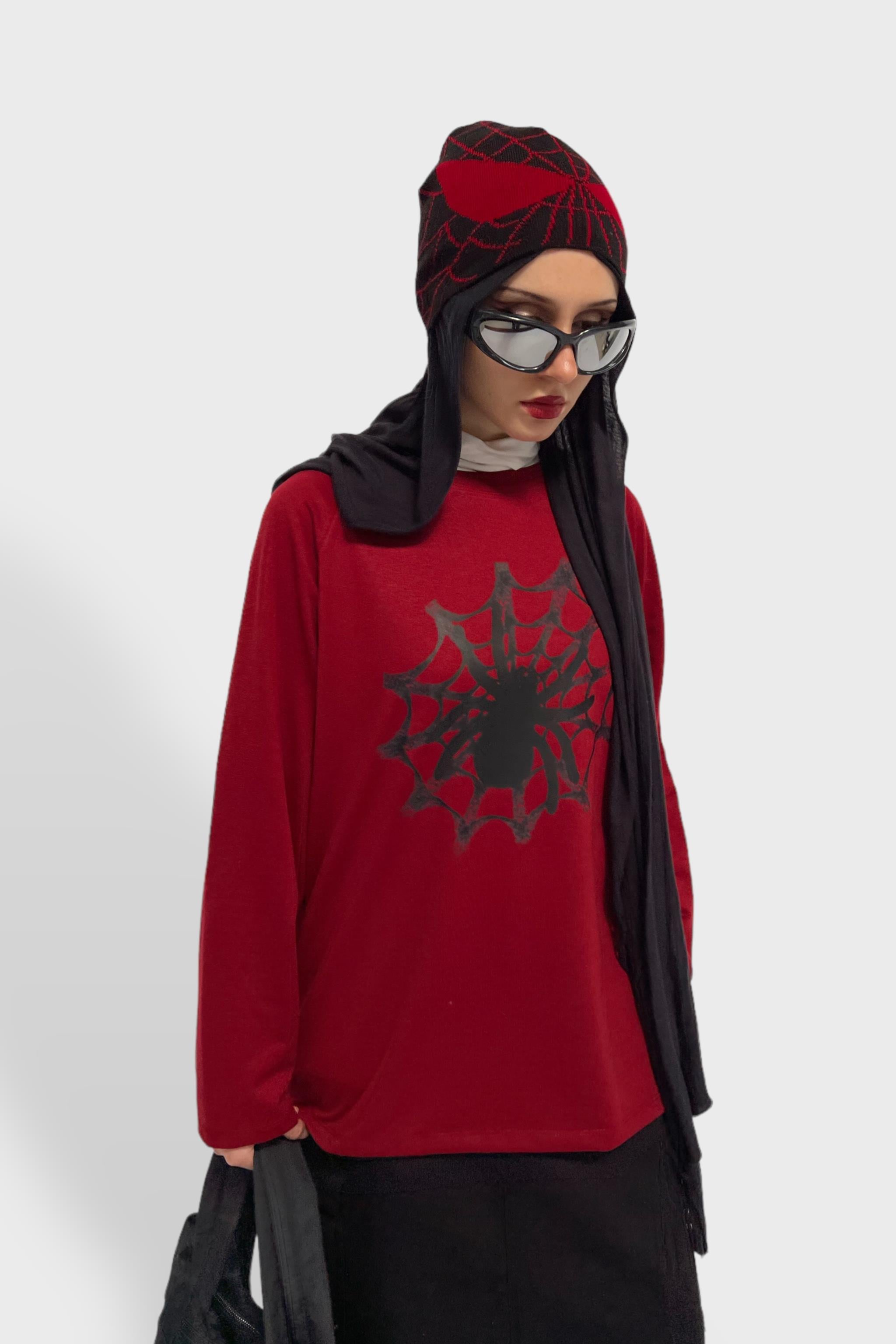 Web Spider Oversize Sweatshirt
