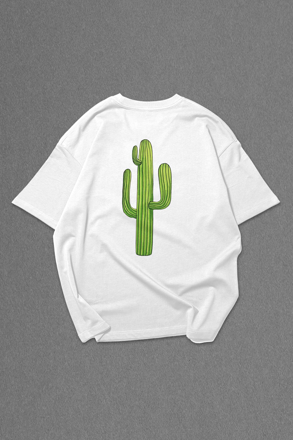 White Cactus Oversize T-shirt