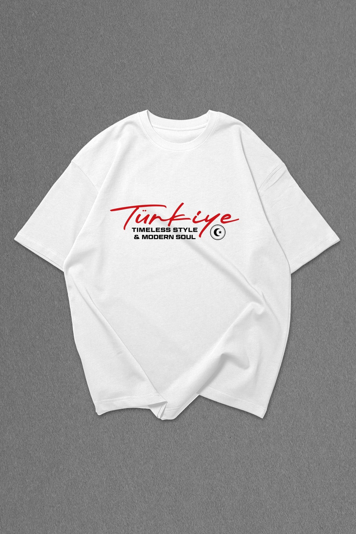 White World Cup Türkiye Oversize T-Shirt