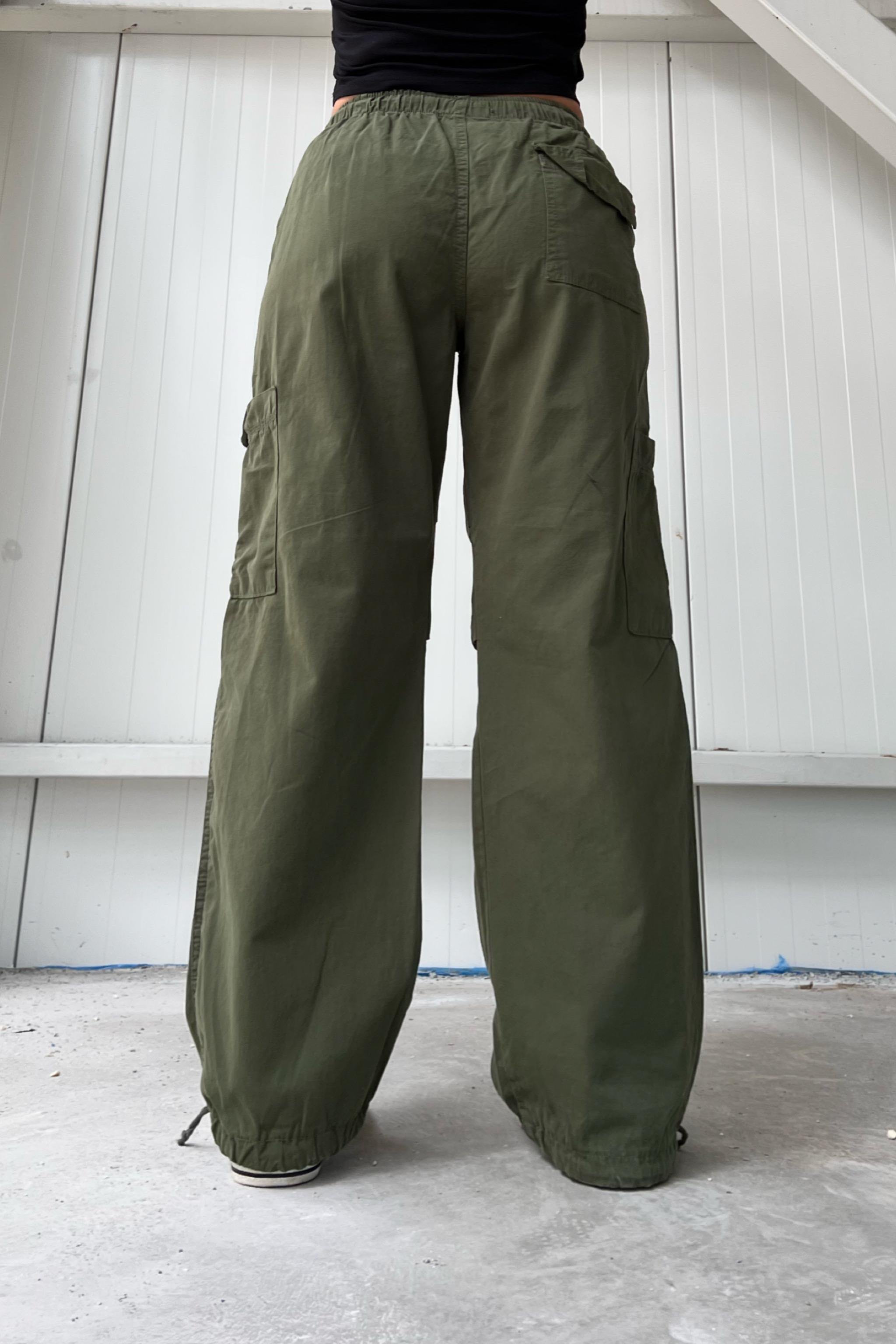 Yeşil GabardinJogger Pantolon