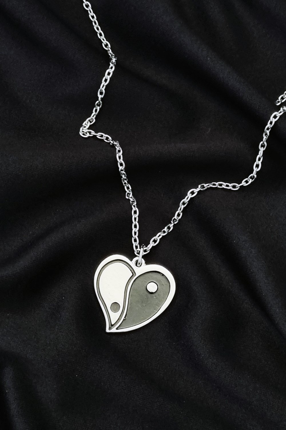 Ying Yang Metal Kolye