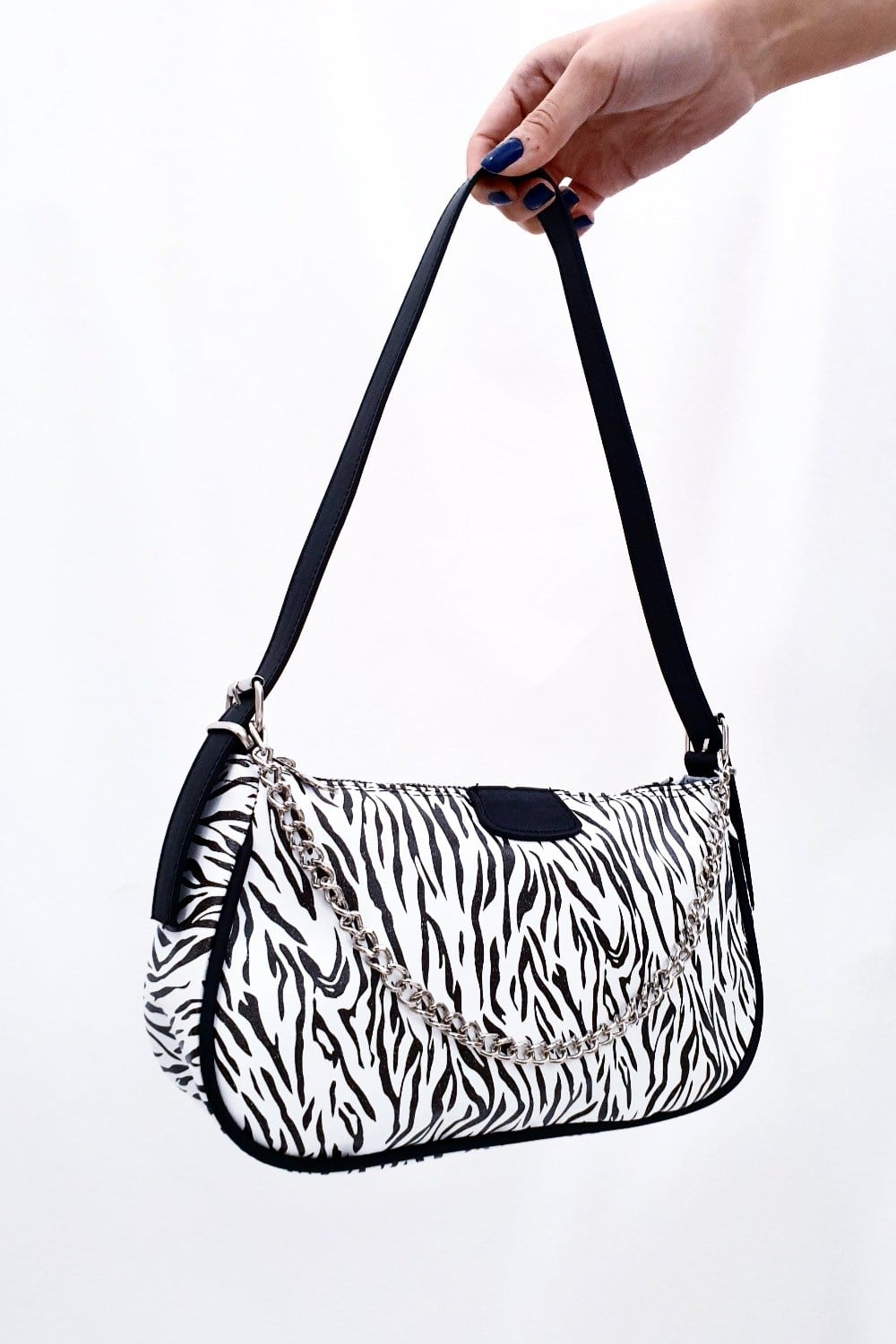 Zebra Zincir Baget Çanta