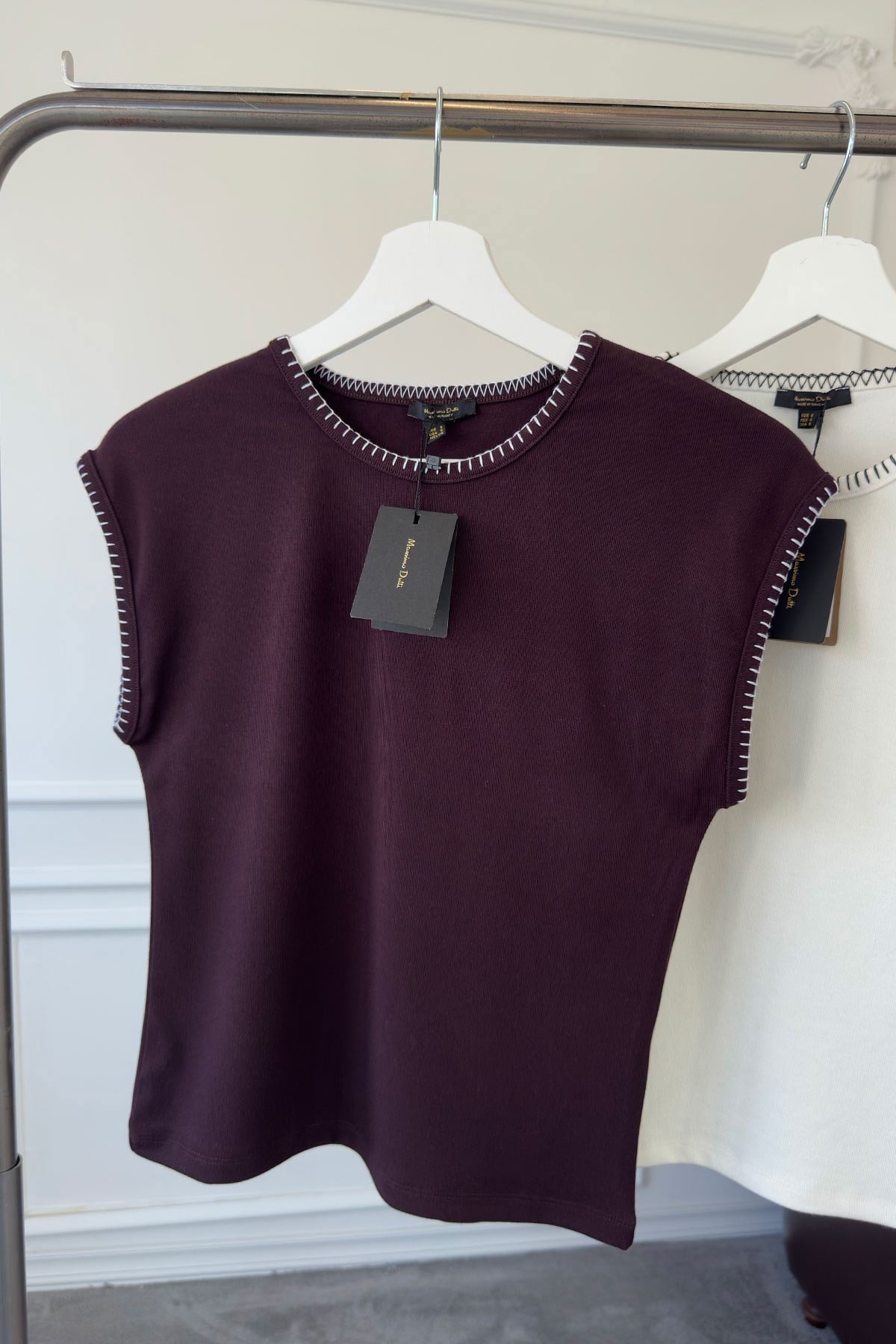 Dikiş Biyeli Premium Orj Tshirt- BORDO