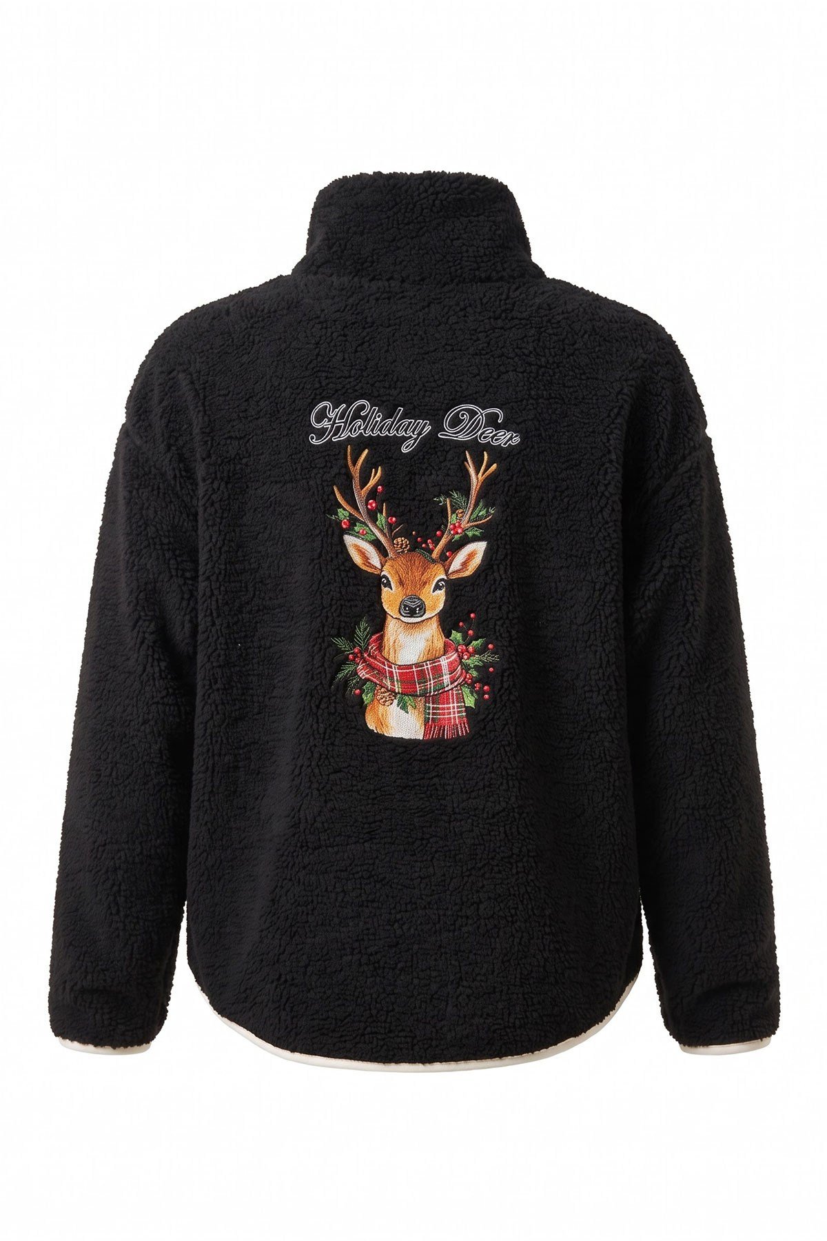 PREMİUM DİK YAKA BAMBİ POLAR- SİYAH
