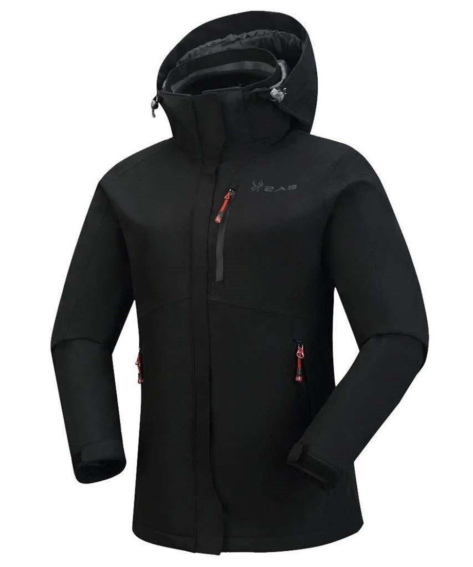 2As Sparkle Woman 3in1 Jacket Black Kadın Ceket