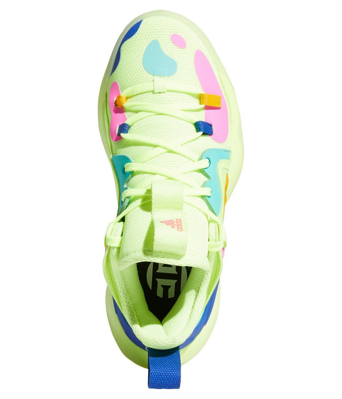 Adidas Harden Stepback 2 J Hıreye/Creyel/Royblu Çocuk Basketbol Ayakkabısı