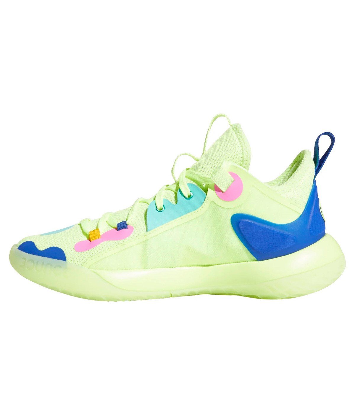 Adidas Harden Stepback 2 J Hıreye/Creyel/Royblu Çocuk Basketbol Ayakkabısı
