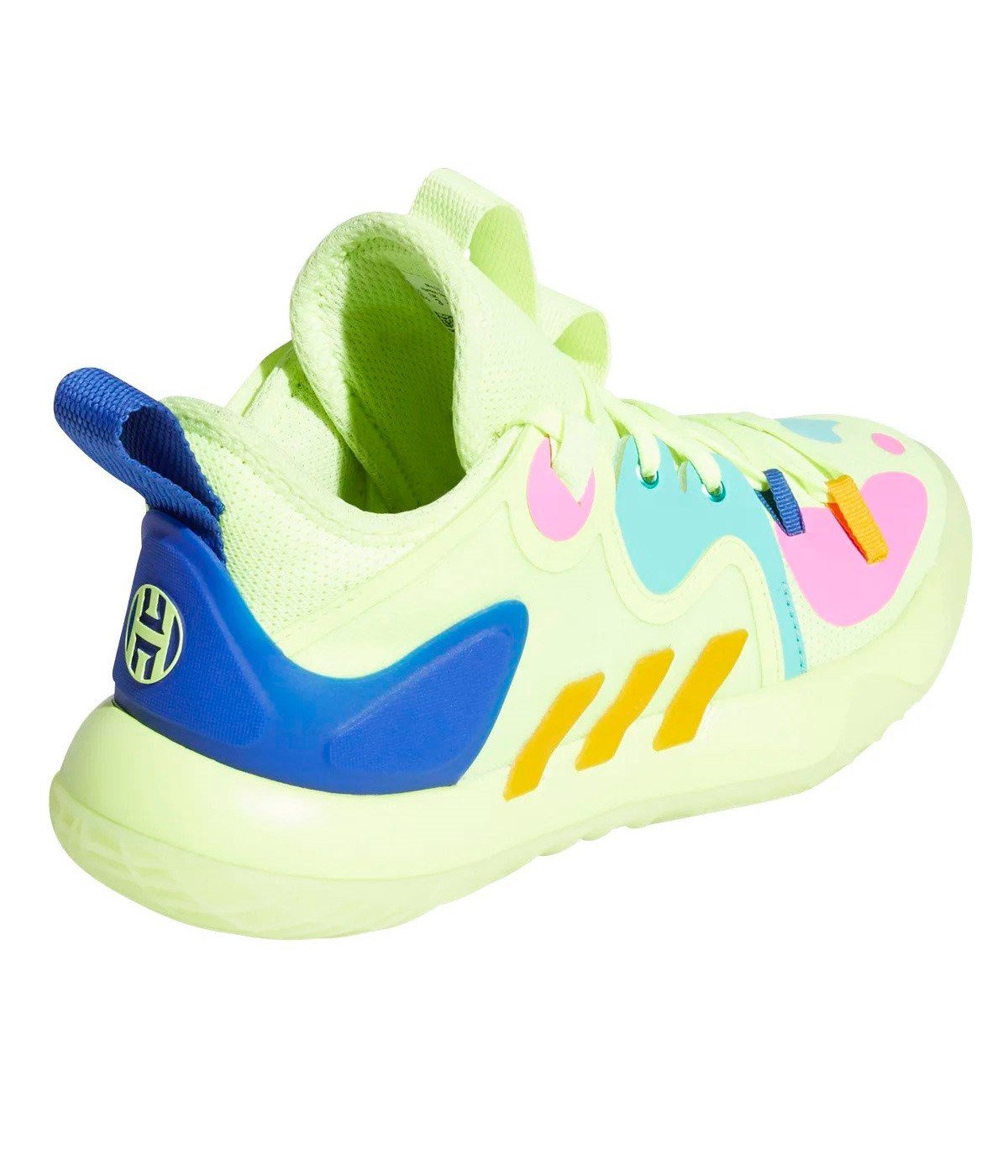 Adidas Harden Stepback 2 J Hıreye/Creyel/Royblu Çocuk Basketbol Ayakkabısı