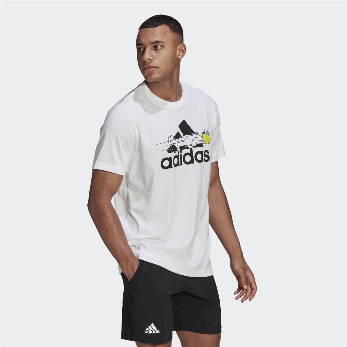Adidas M Ss Cat Tee Erkek Tişört