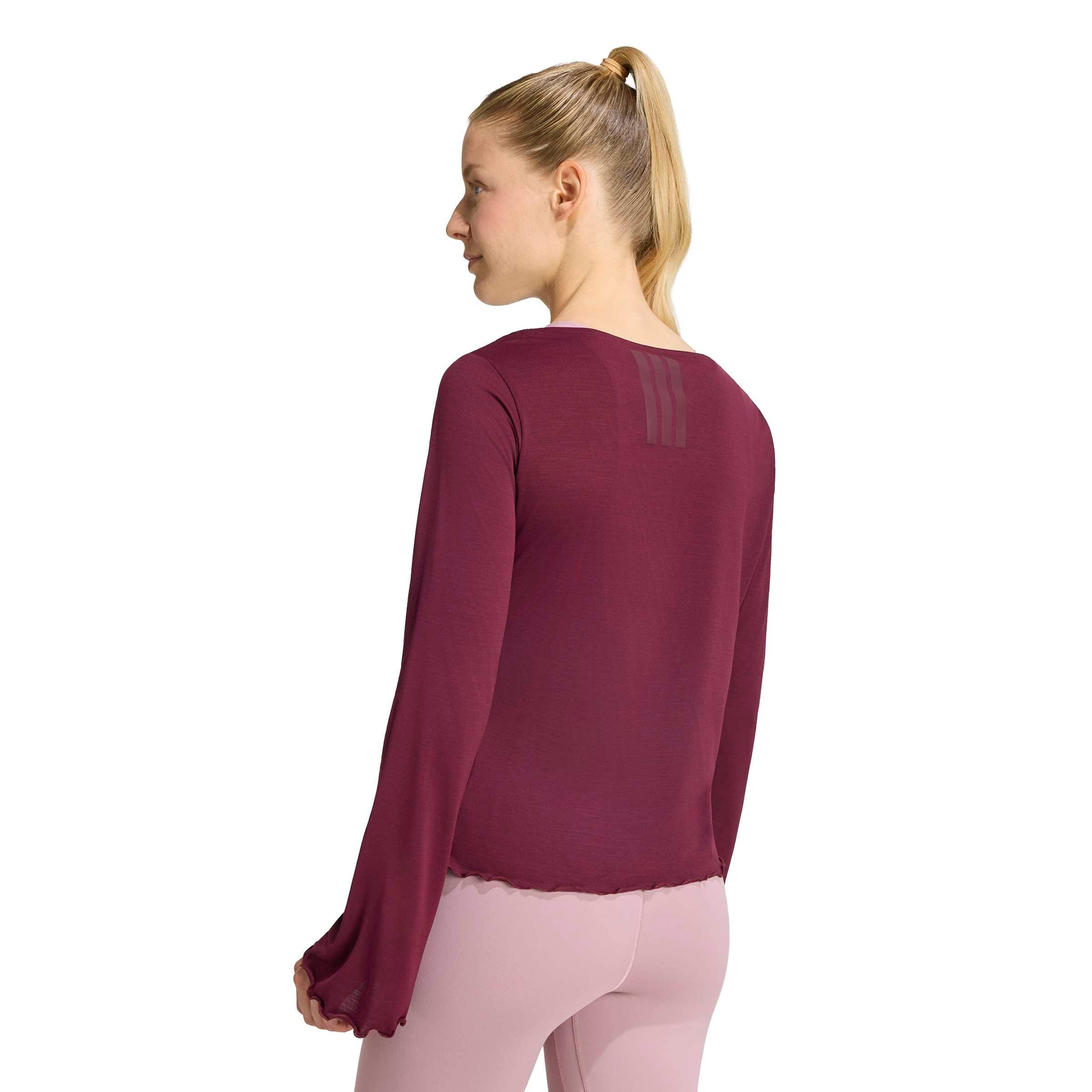 Adidas Motıon Ls Maroon Kadın Tişört KV4046