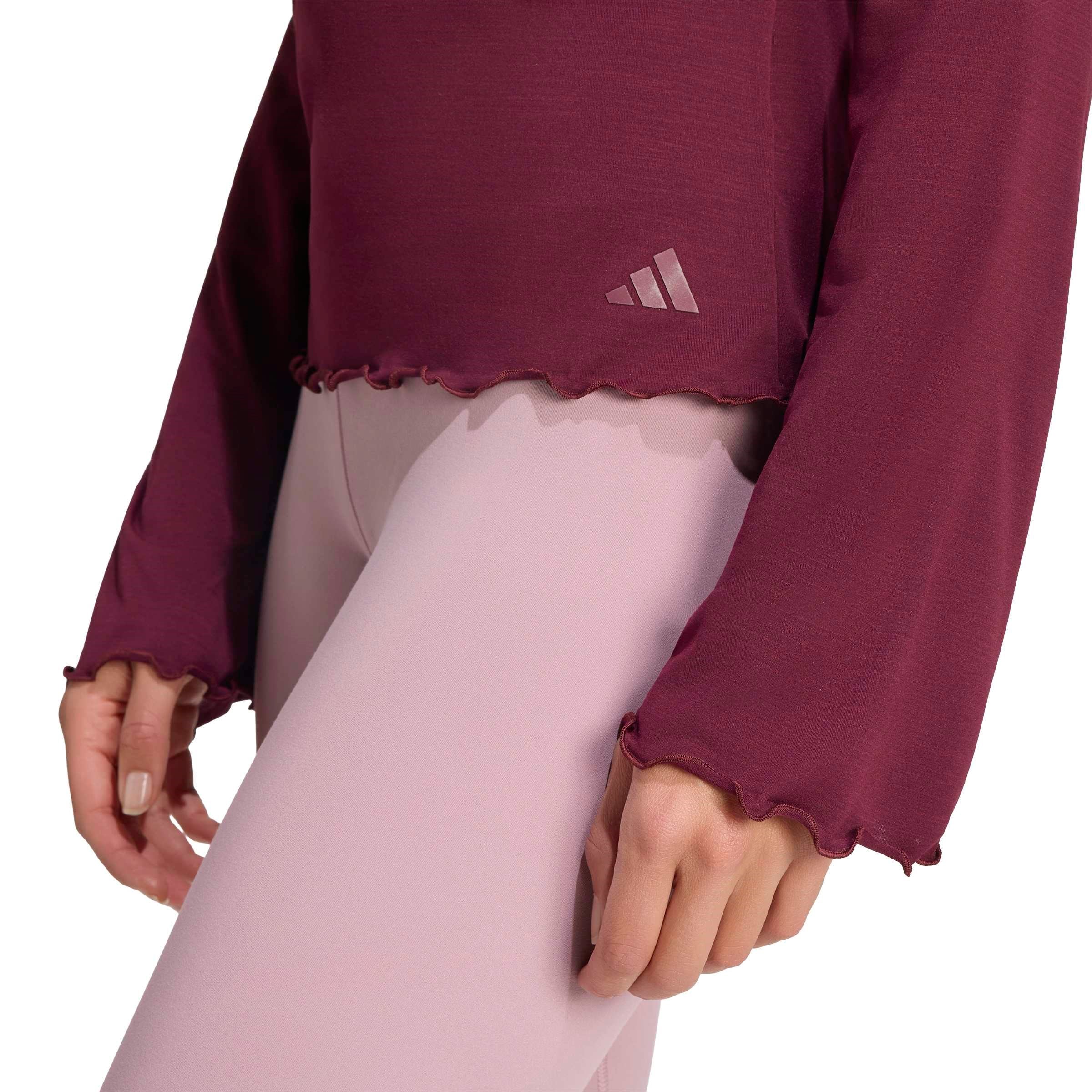 Adidas Motıon Ls Maroon Kadın Tişört KV4046