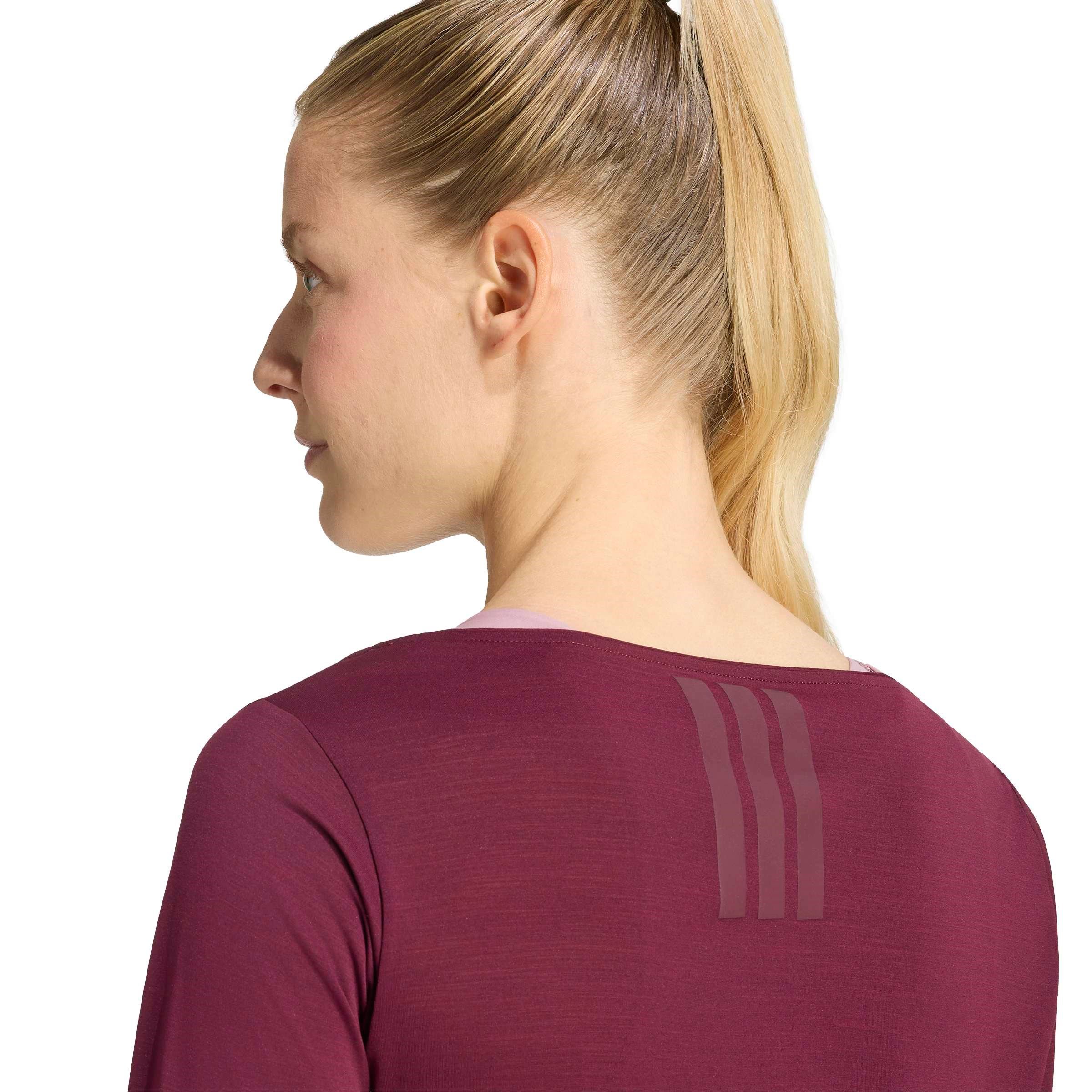 Adidas Motıon Ls Maroon Kadın Tişört KV4046