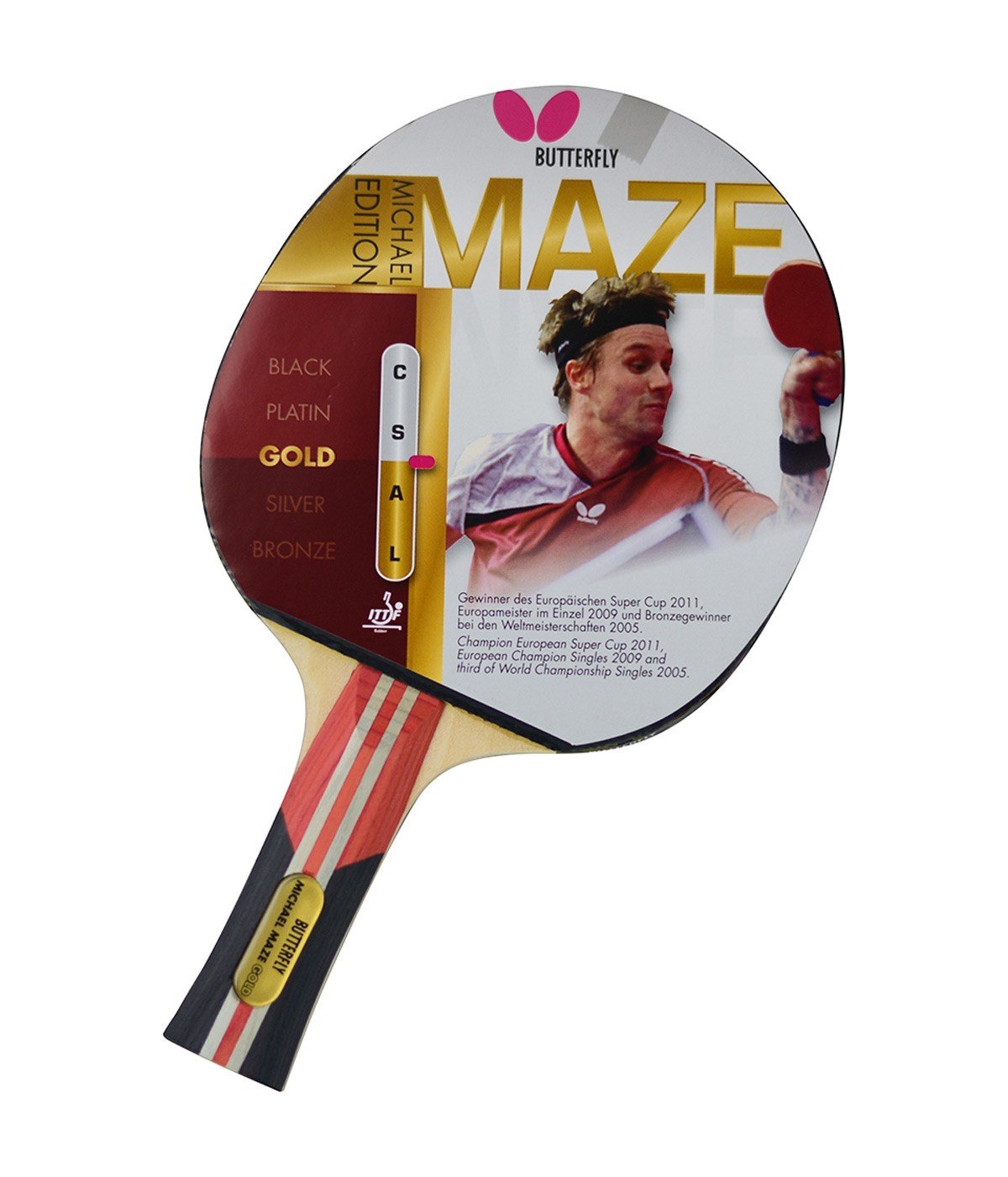 Butterfly Michael Maze Gold P.P.Masa Tenisi Raketi