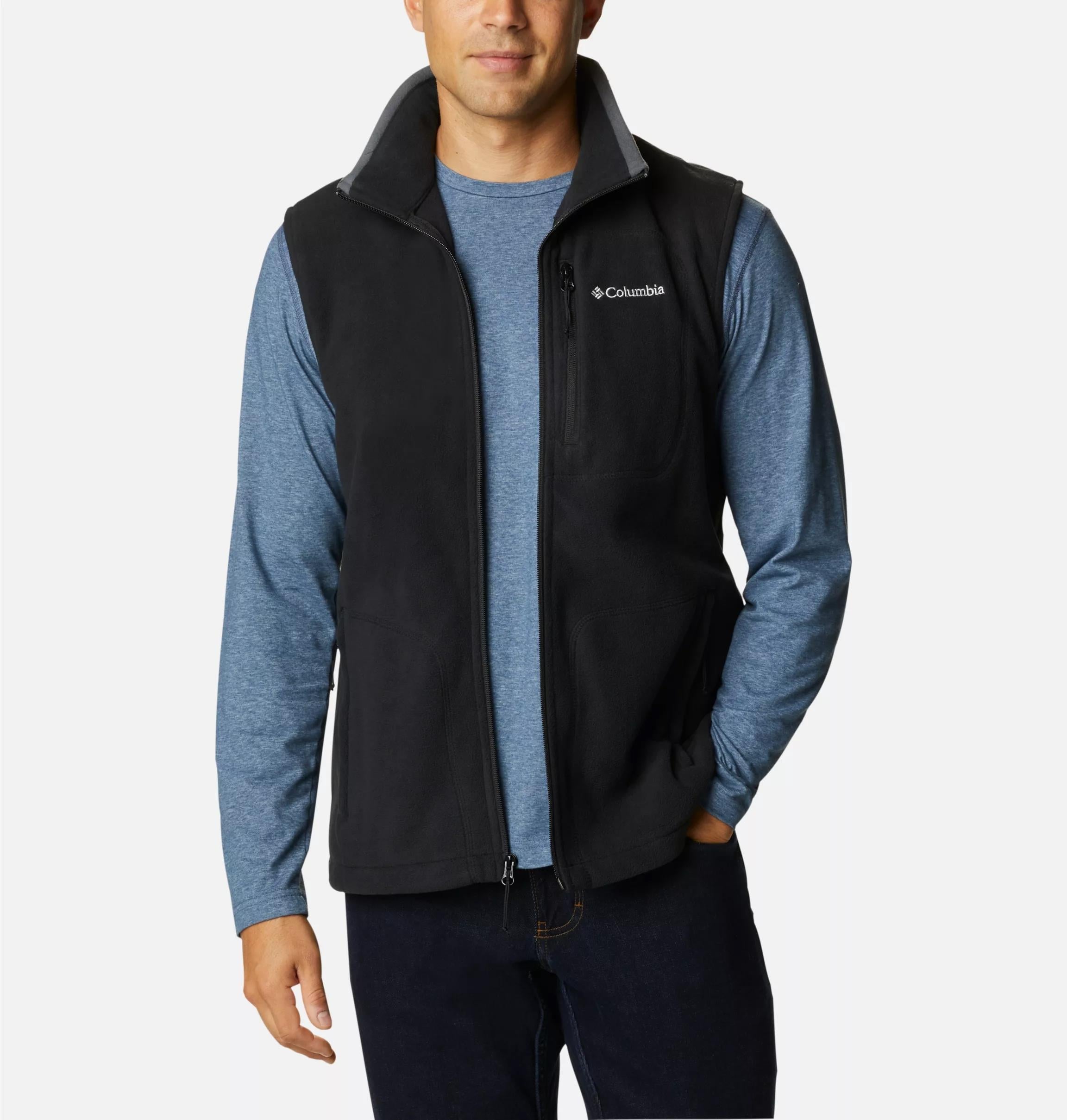 Columbia Am1056 Fast Trek Fleece Vest Erkek Yelek