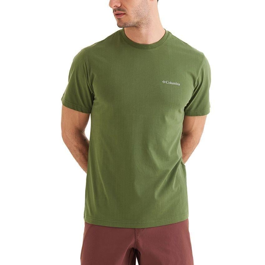Columbia Csc M Basic Sm Logo Brushed Ss Tee Erkek Tişört CS0282