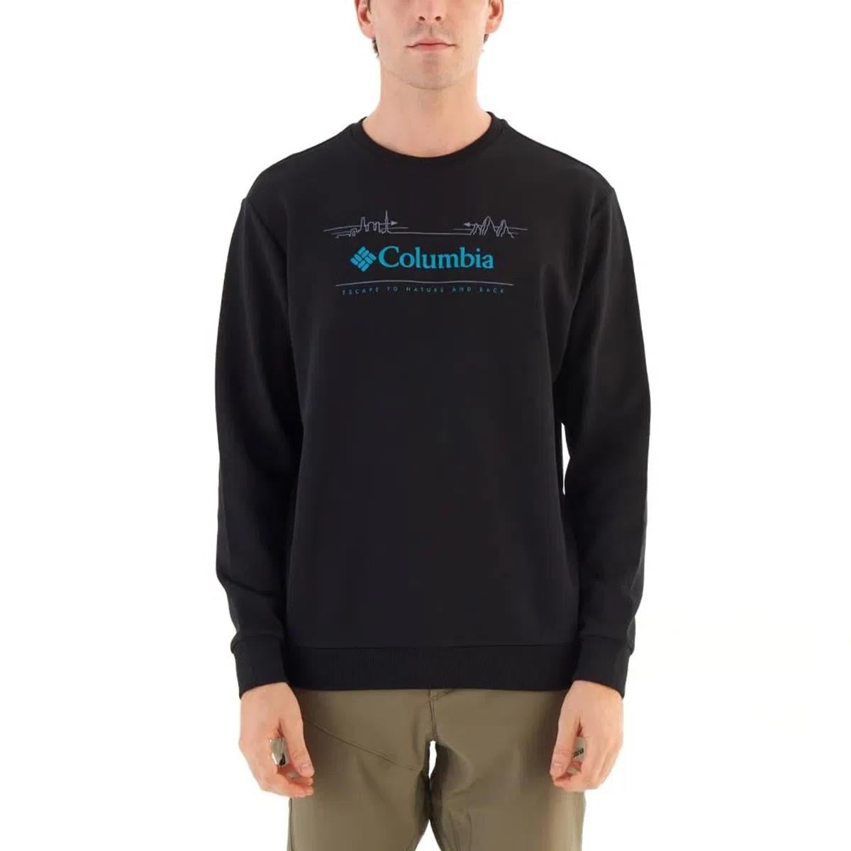 Columbia Csc M Nature And Back Crew Sweatshirt Erkek Sweat CS0329