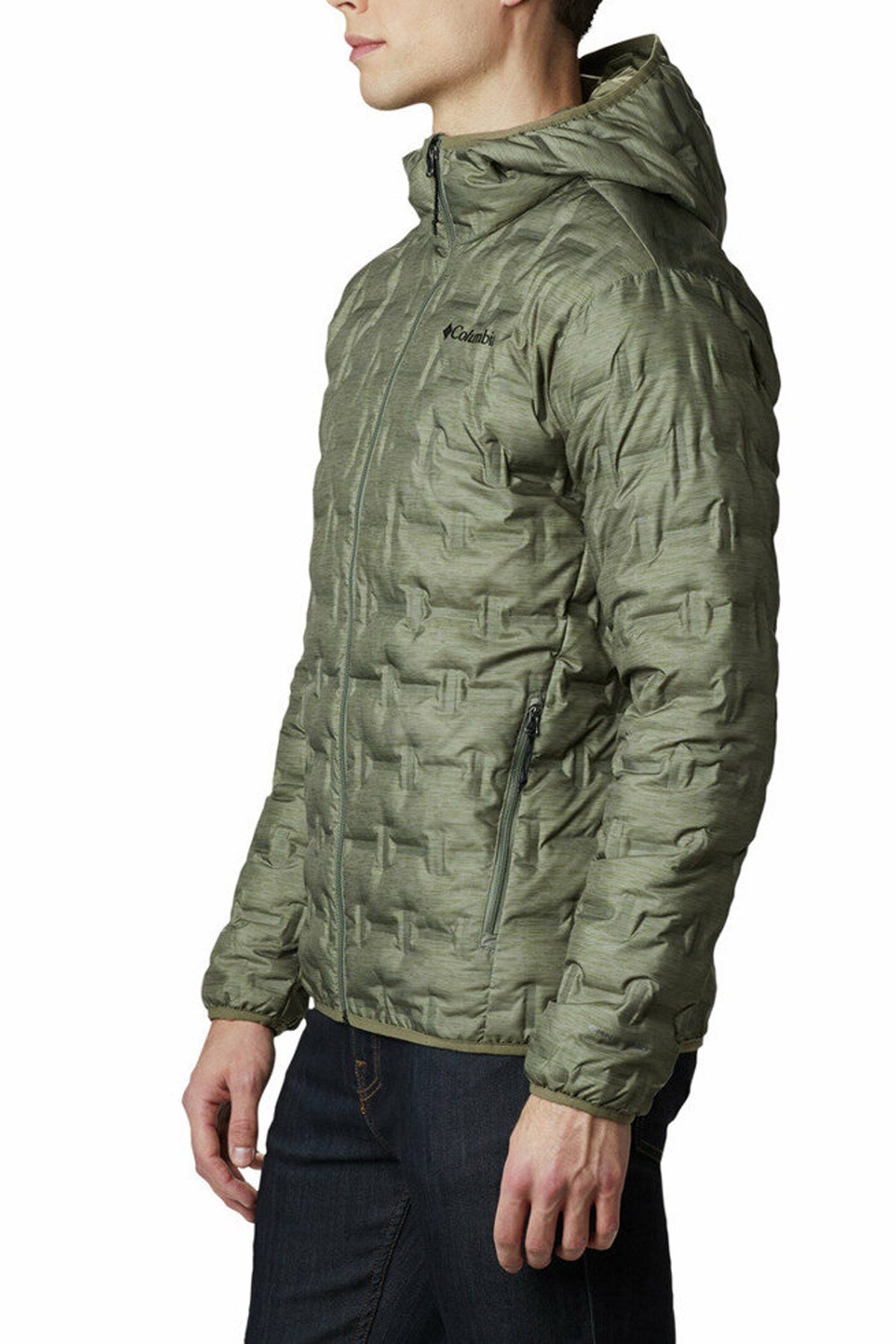 Columbia Delta Ridge Down Hooded Jacket Erkek Mont