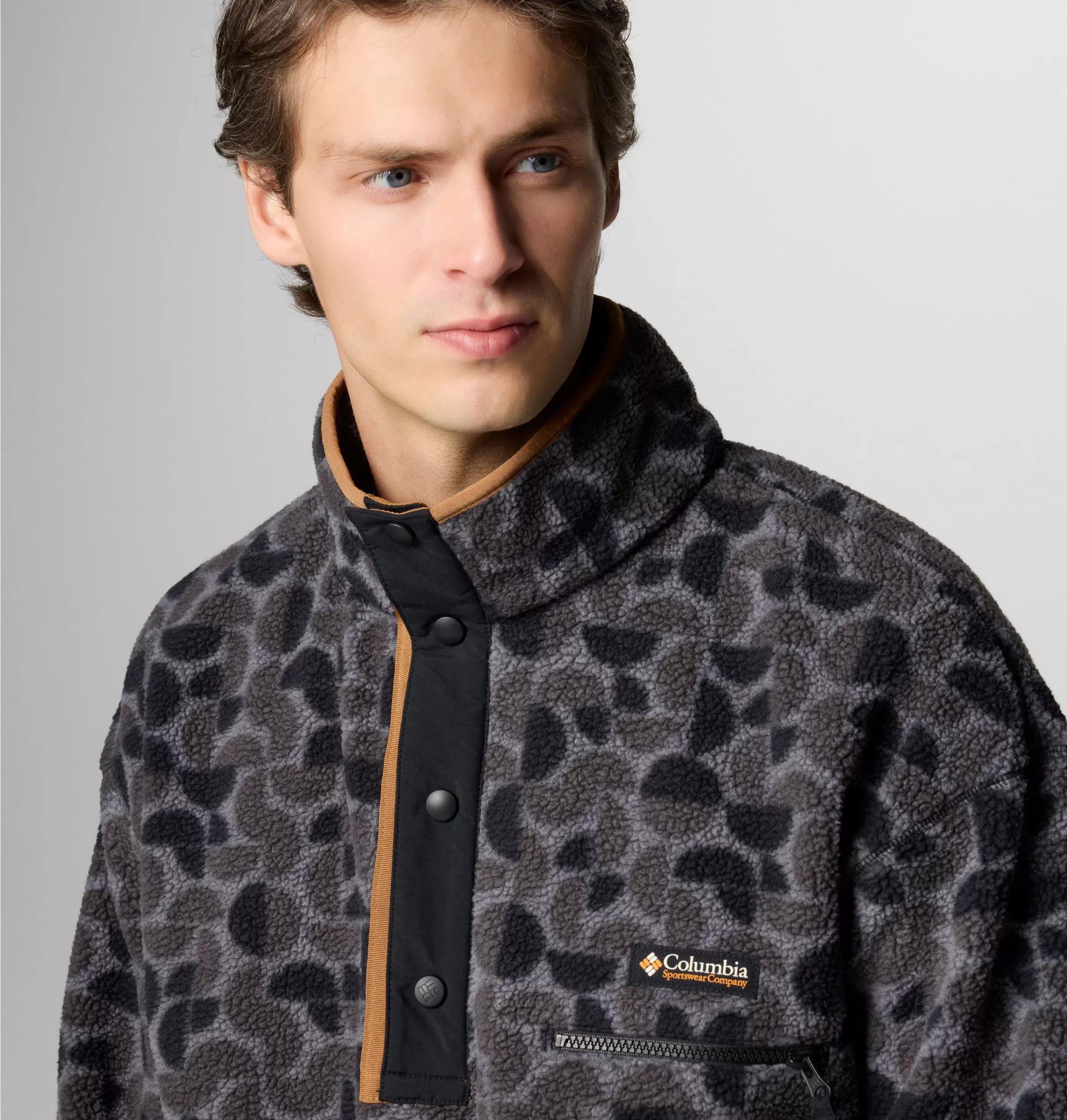 Columbia Helvetia İi Printed Half Snap Fleece Erkek Polar AM4498