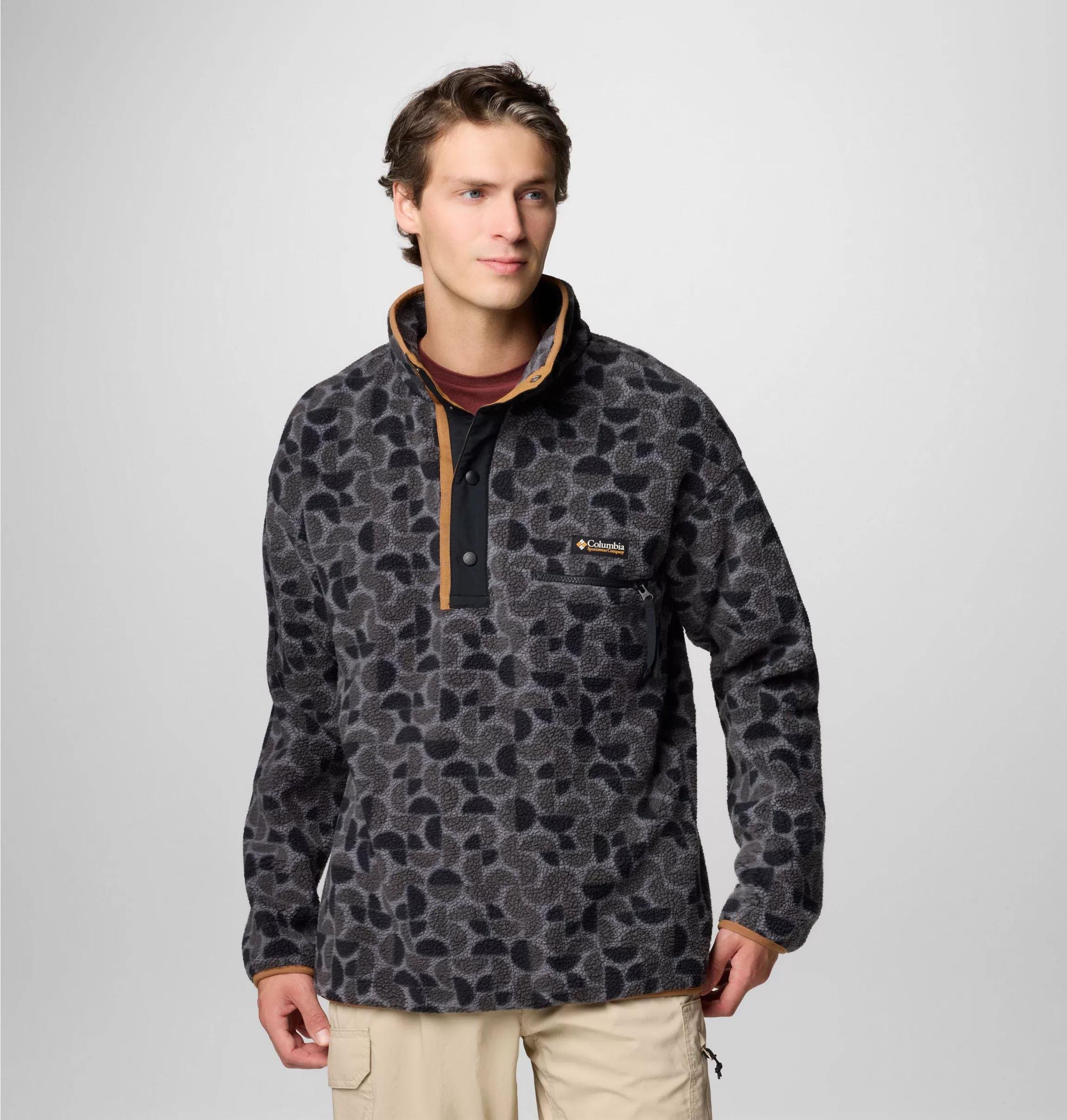 Columbia Helvetia İi Printed Half Snap Fleece Erkek Polar AM4498