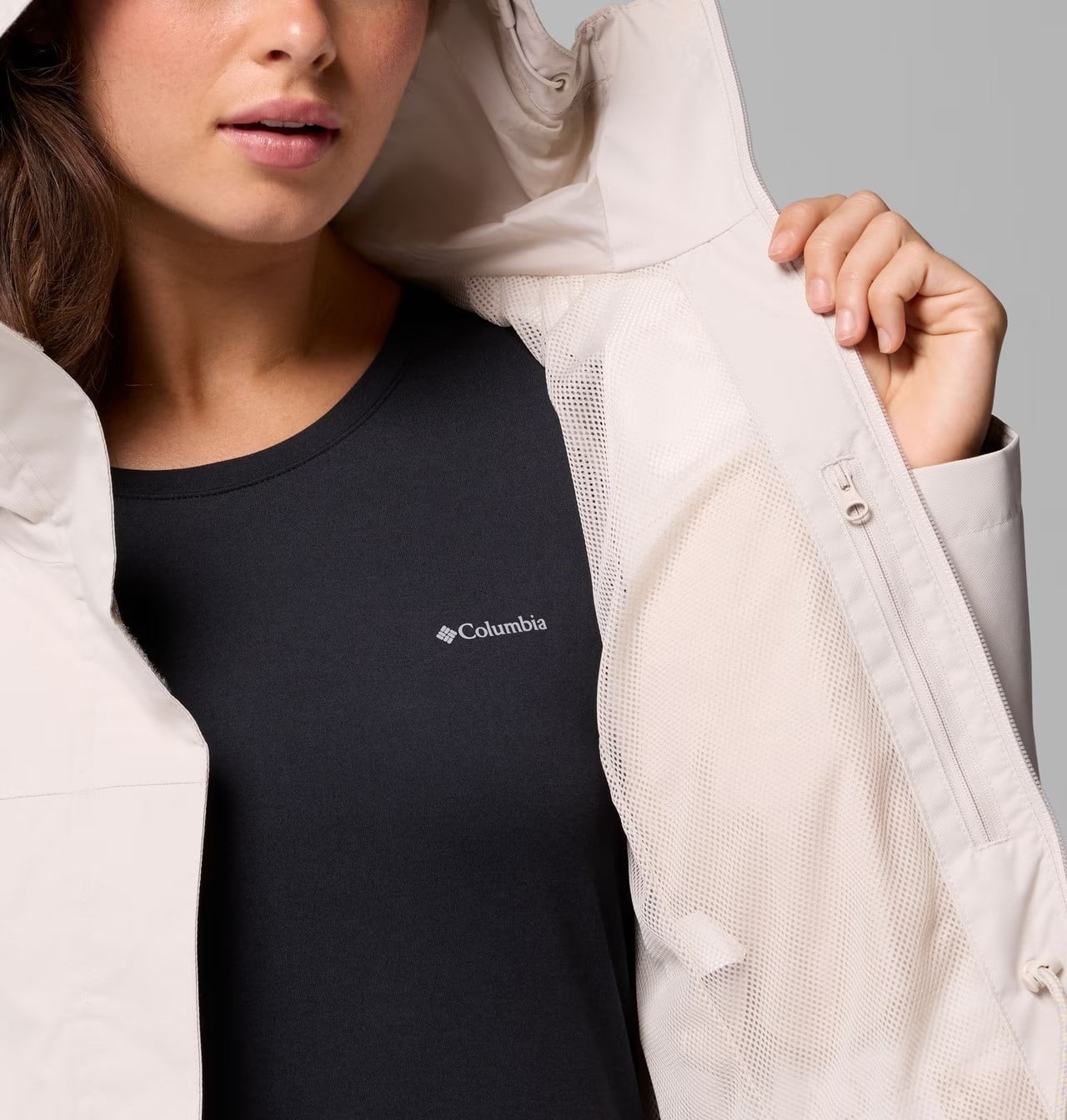 Columbia Hıkebound Iı Long Jacket Kadın Yağmurluk XL0113