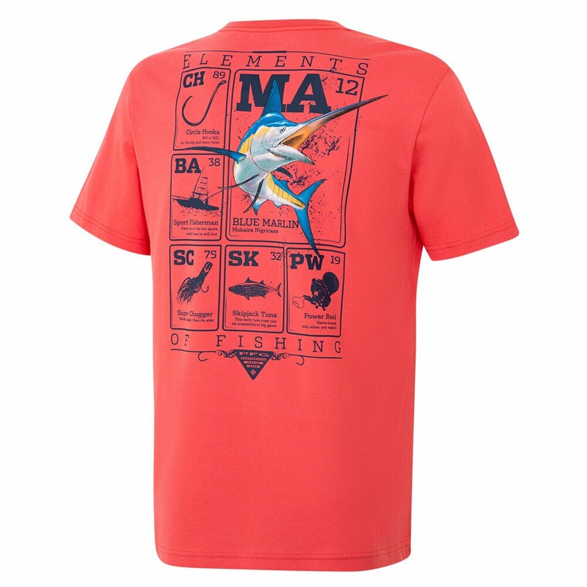 Columbia Pfg Elements Marlin Ss Tee Erkek Tişört