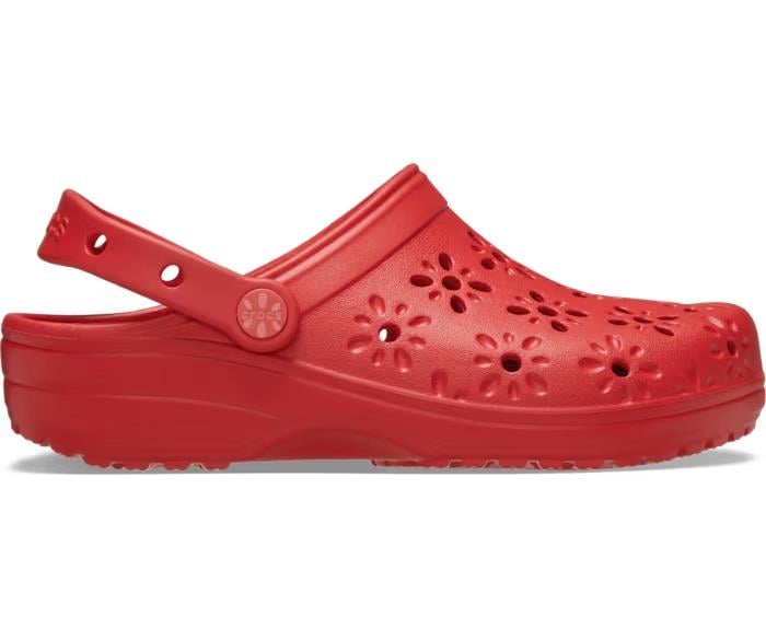 Crocs Classic Floral Cut Out Clog Unisex Terlik 210927