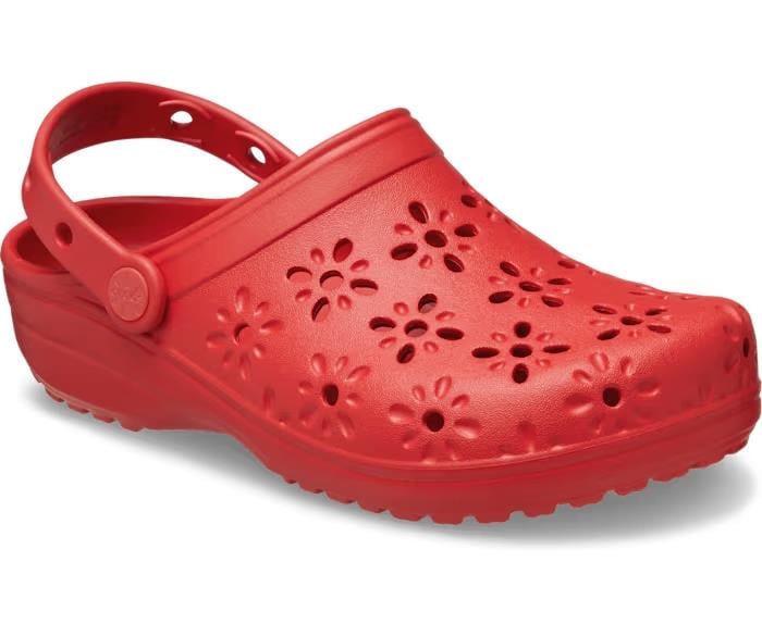 Crocs Classic Floral Cut Out Clog Unisex Terlik 210927