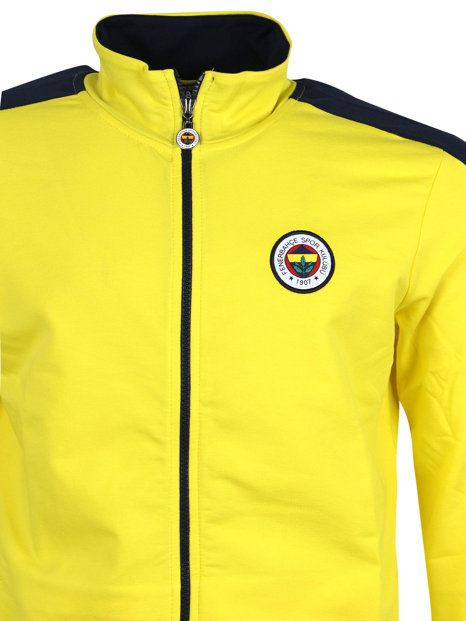 Erkek Tribün Sari Lacivert Sweat TK017EFK36