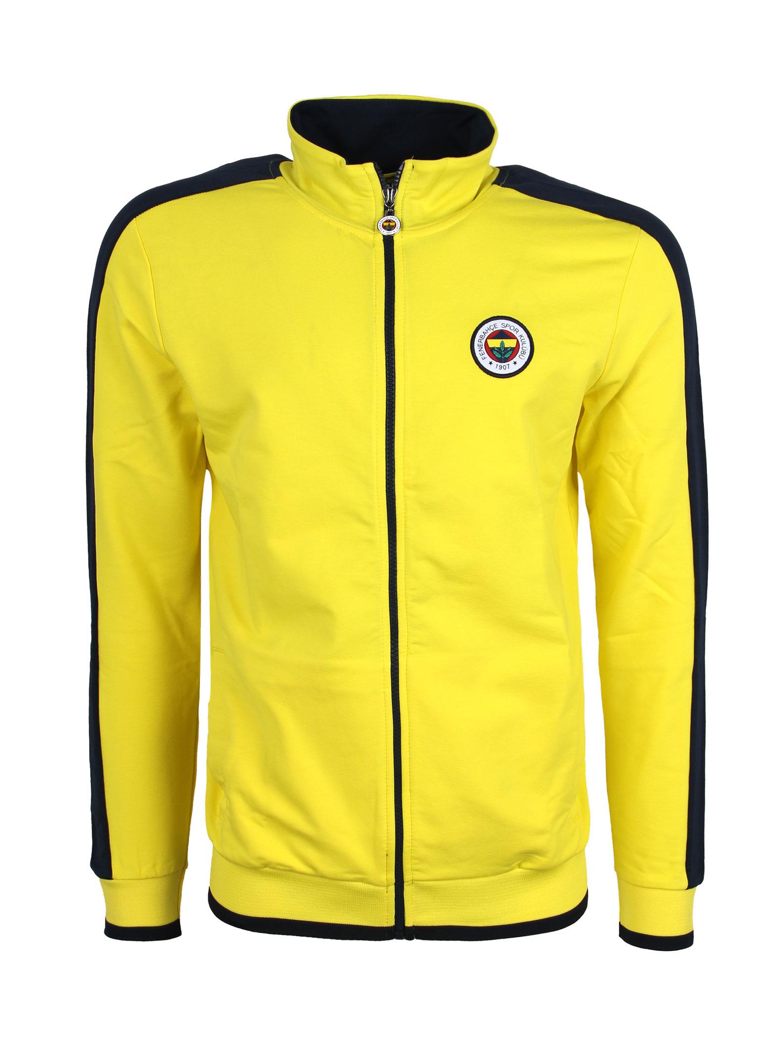 Erkek Tribün Sari Lacivert Sweat TK017EFK36