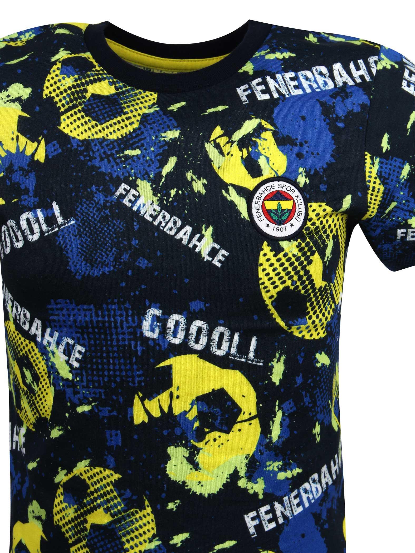 Fenerbahçe Tribün Gol Pattern Çocuk Tişört TK010CFK09